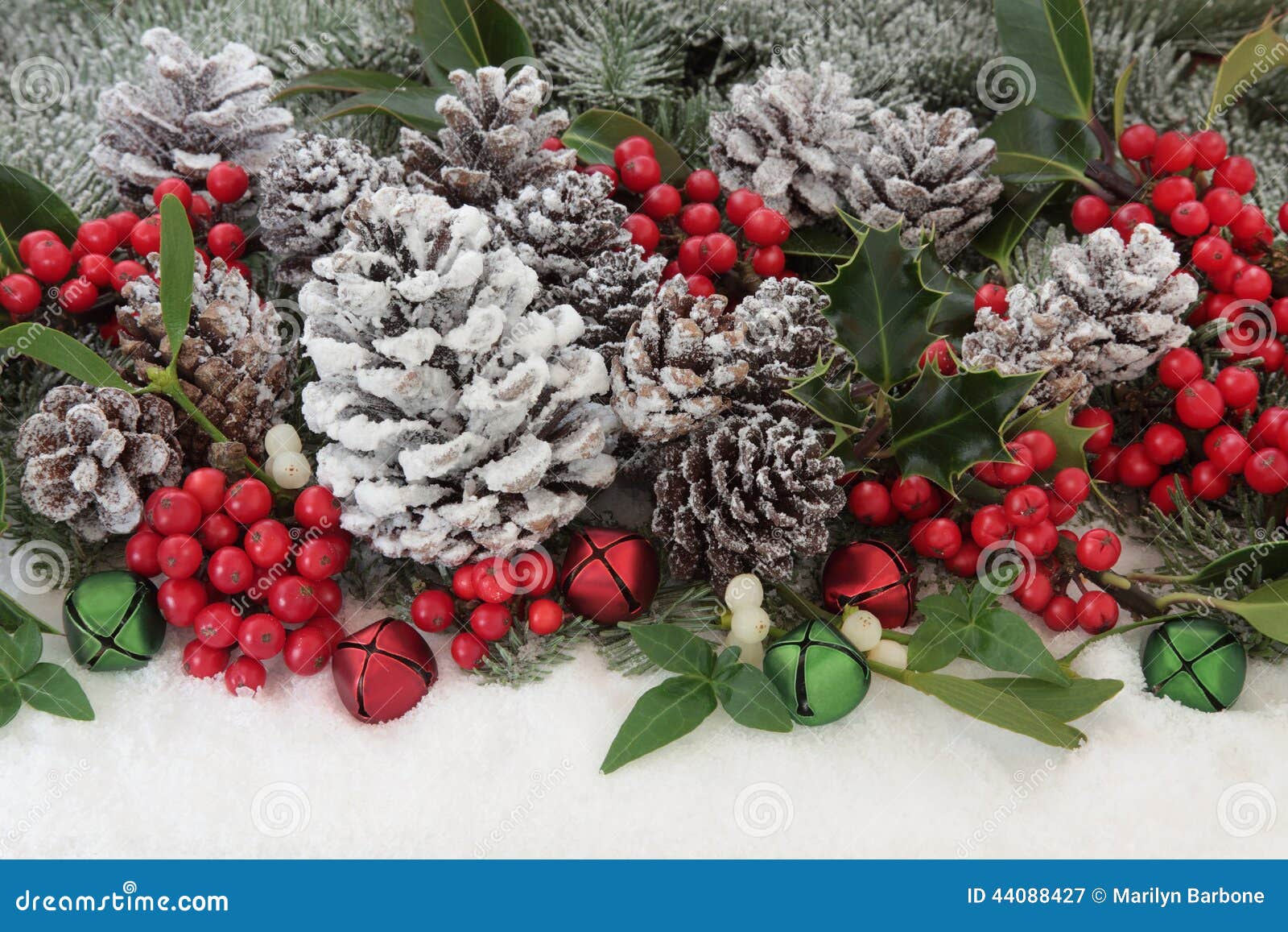 Traditional Christmas Flora Stock Image - Image of traditional ...