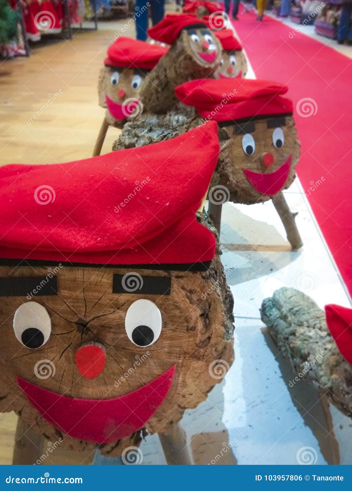Traditional Christmas Symbol of Catalonia, Spain. Stock Photo - Image ...