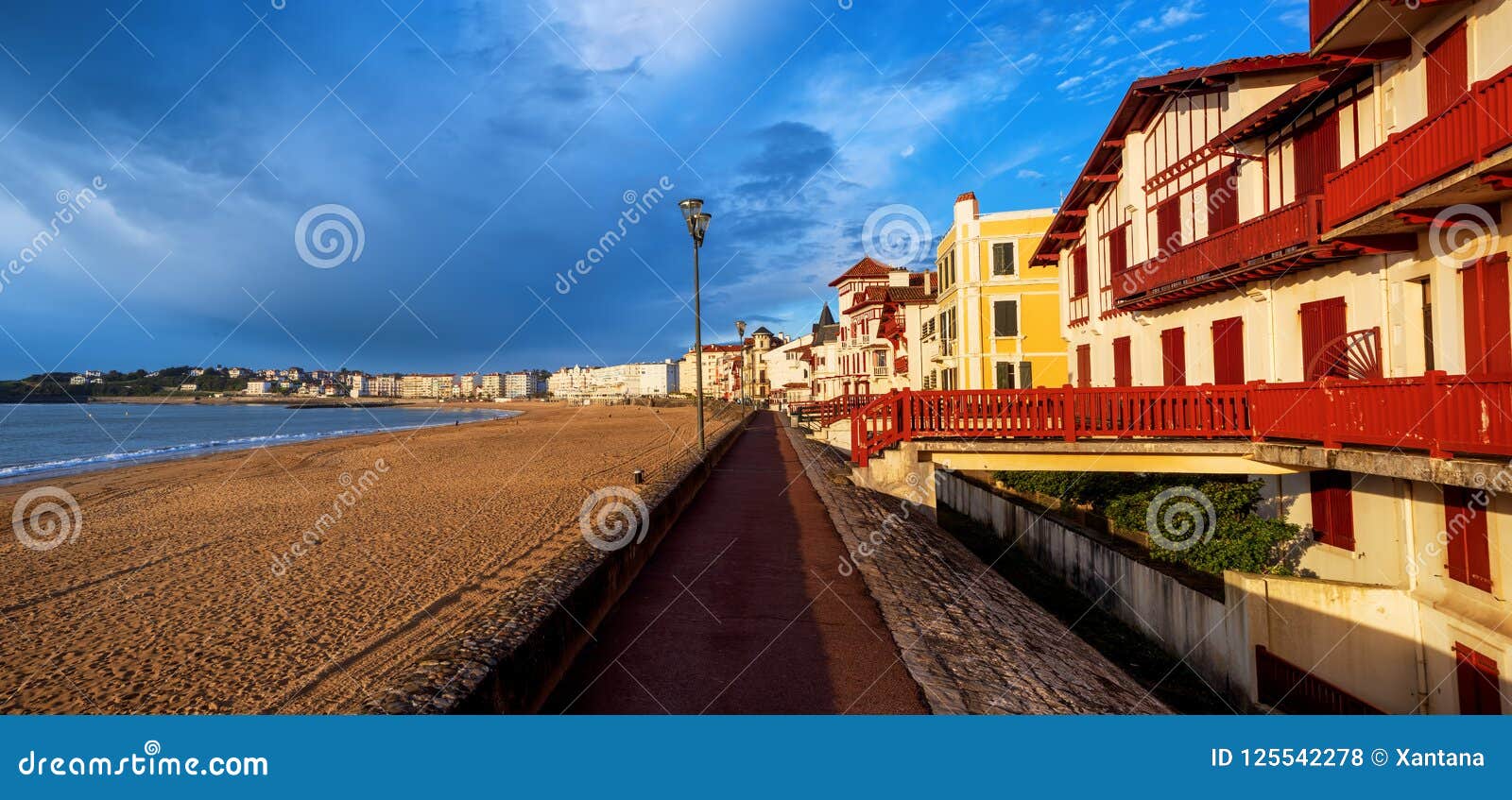 st jean de luz, sea side sand beach, france