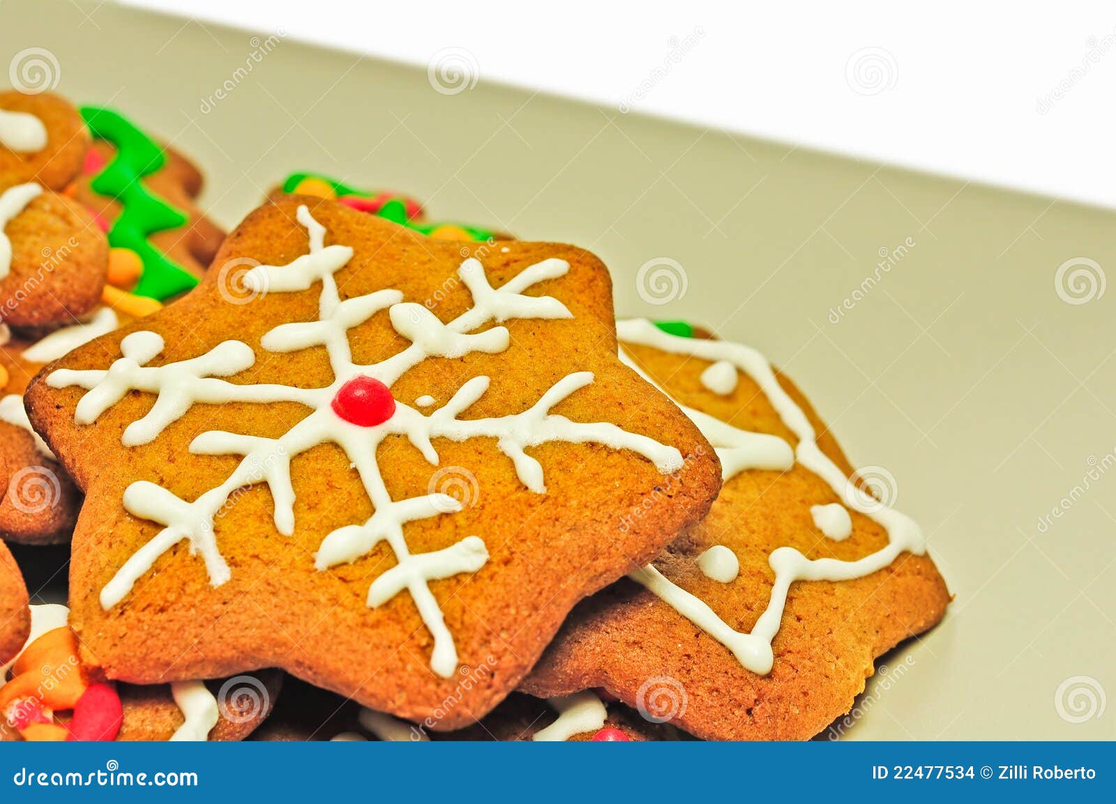 Traditional cookies stock photo. Image of snowflakes 22477534