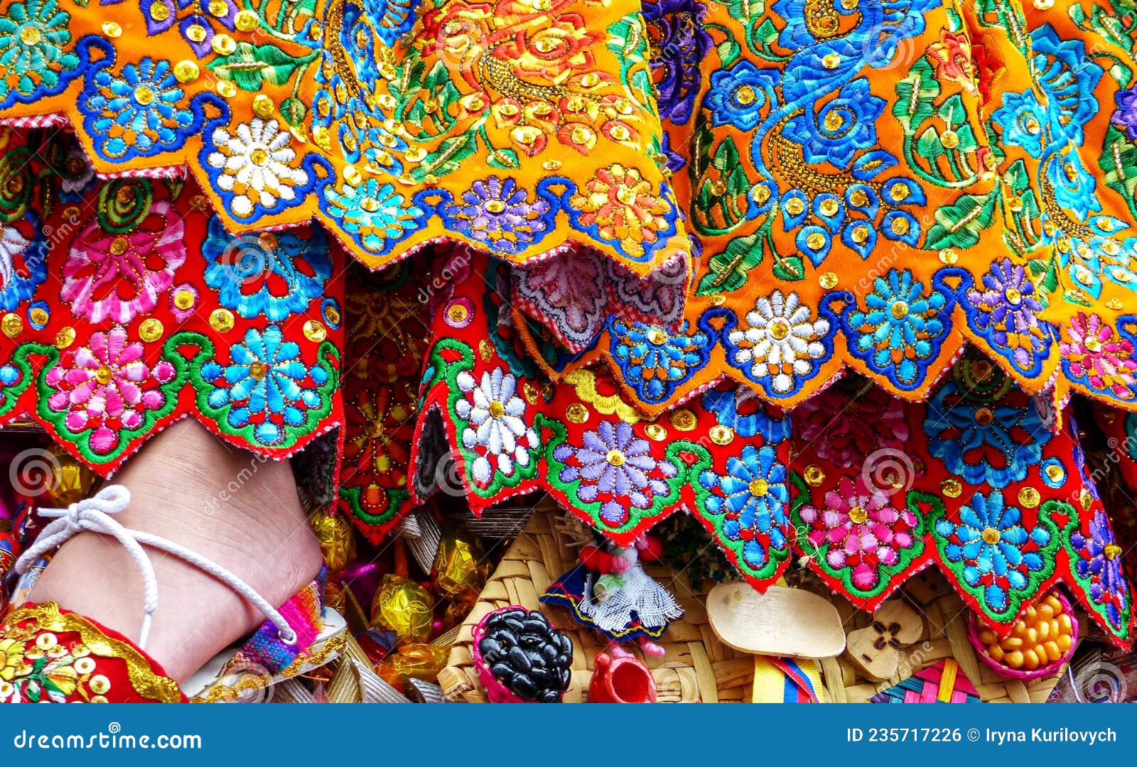 traditional  of christmas dress, ecuador