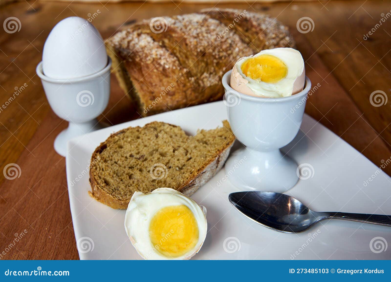 Traditional Dishes for Easter Breakfast and Butter Lamb Stock Image