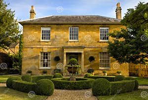 A Traditional Double Fronted House In The Cotswolds England United 
