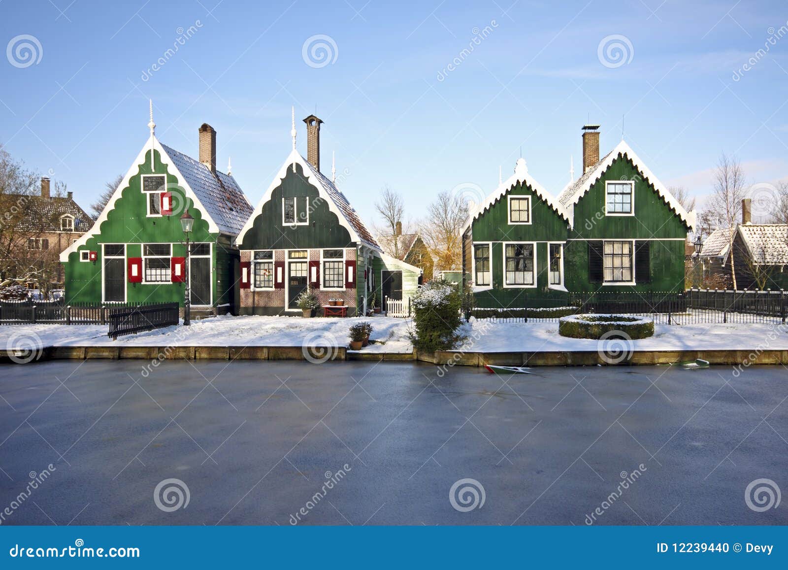 Traditional Dutch Houses In The Netherlands Stock Photo Image 12239440
