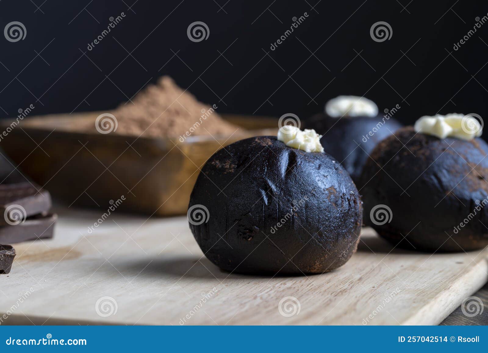 Traditional Eastern European Dish with Cocoa and Butter Called Potato