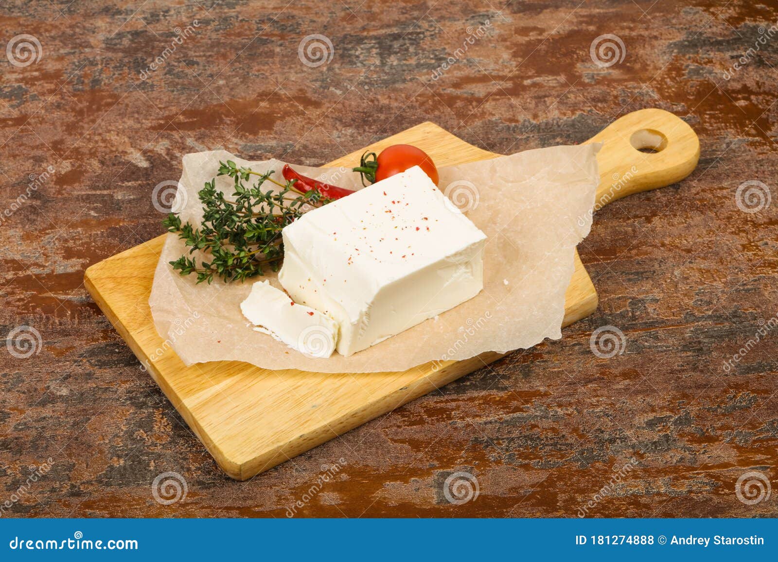 Traditional Feta Cheese stock photo. Image of calcium 181274888