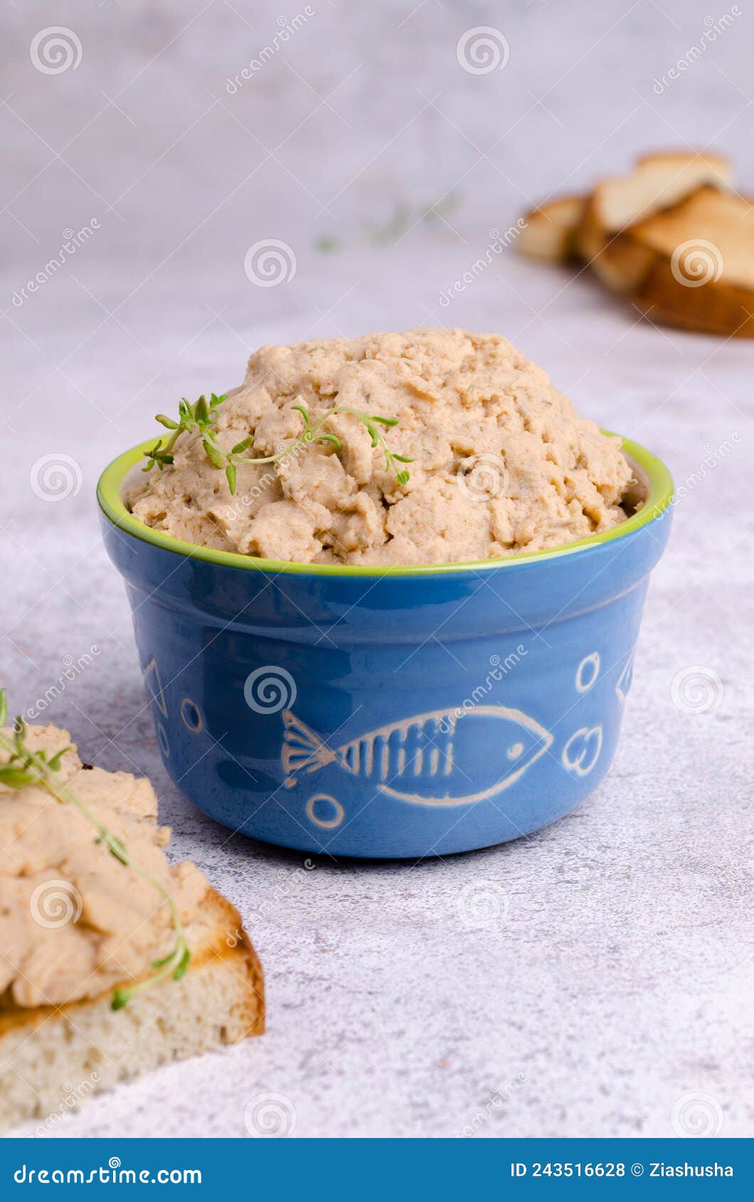 Traditional fish pate stock photo. Image of dish, breakfast 243516628