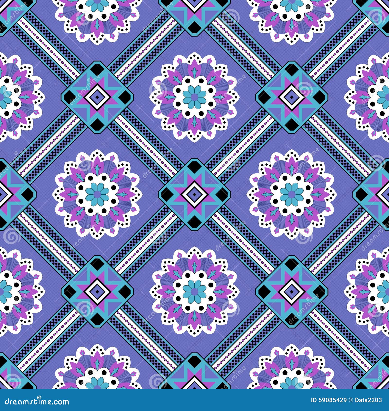 Traditional folk ornament stock vector. Illustration of design 59085429