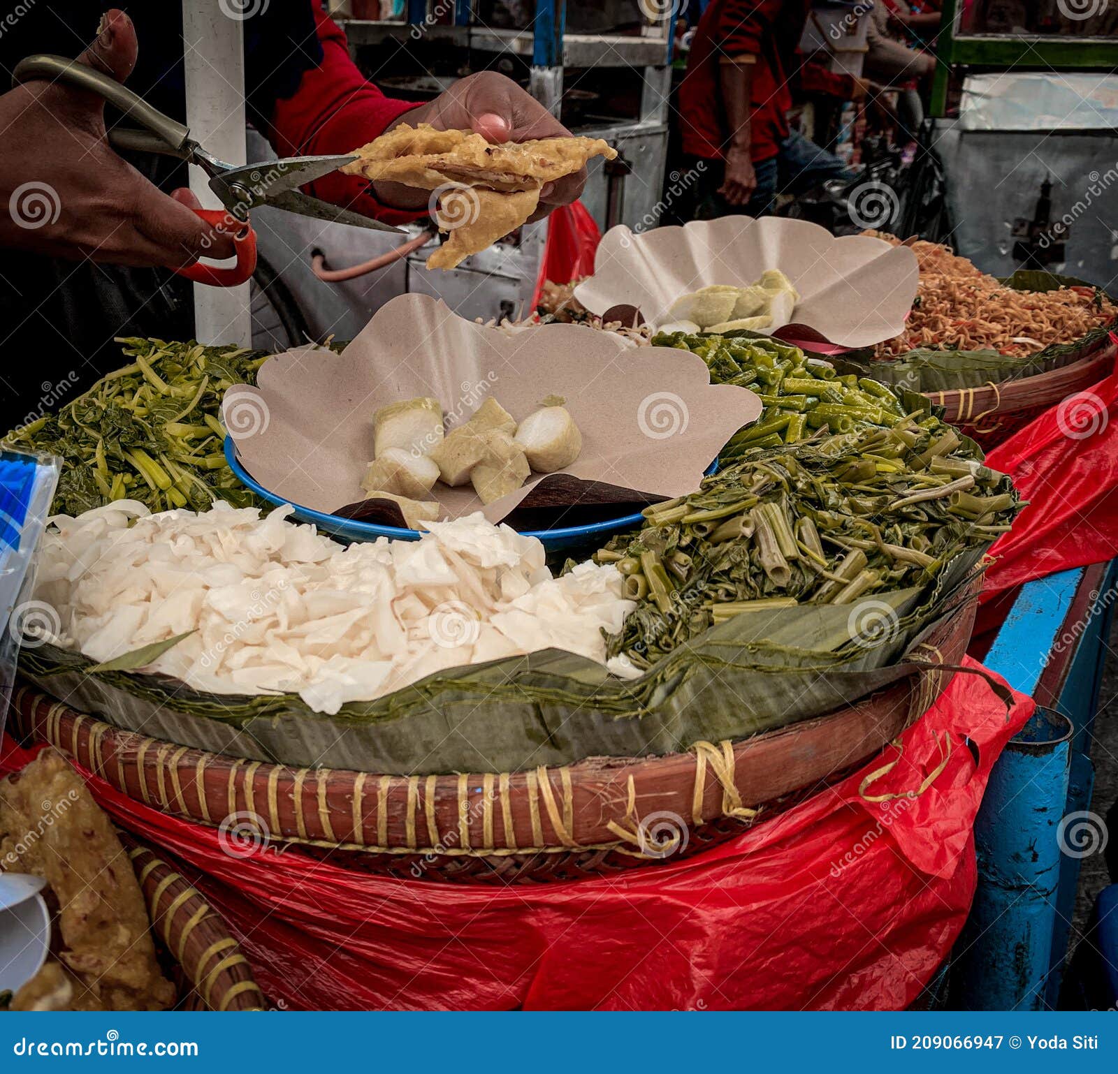 Traditional food stock image. Image of indonesia, traditional - 209066947