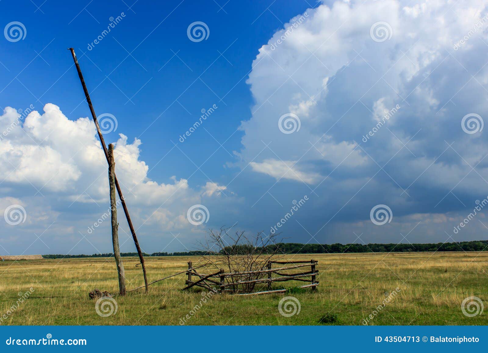 traditional fount in the hungarian desert