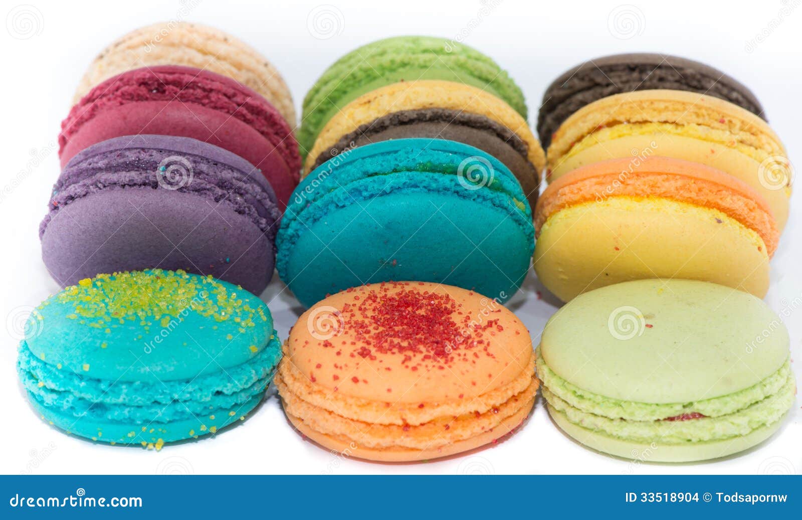 Traditional French Colorful Macaroons Stock Images - Image: 33518904