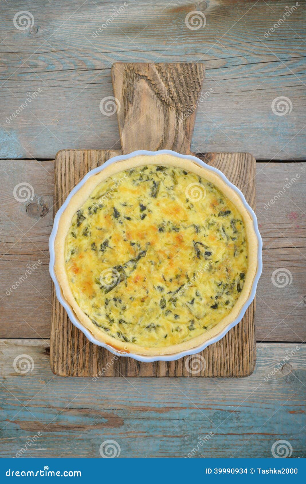Traditional French Quiche Pie Stock Photo - Image of dough, baked: 39990934