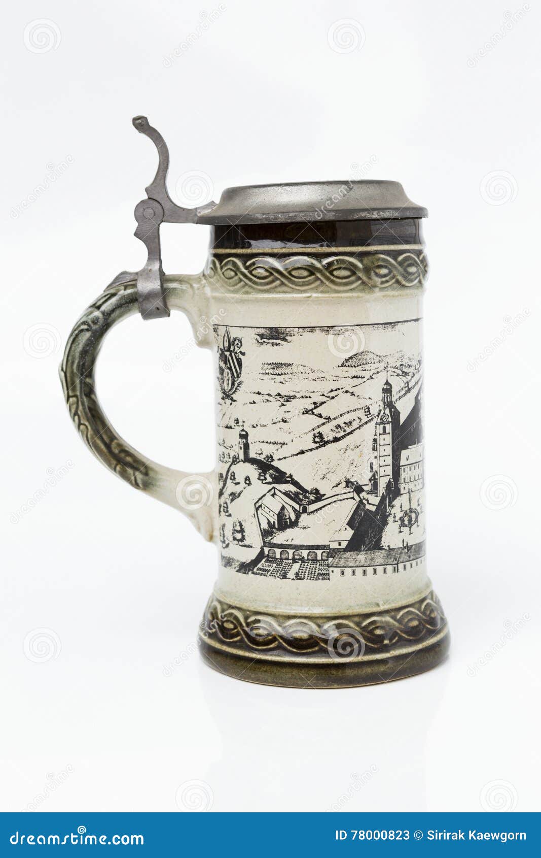 Download Traditional German Beer Mug Stock Image - Image of shape, handle: 78000823