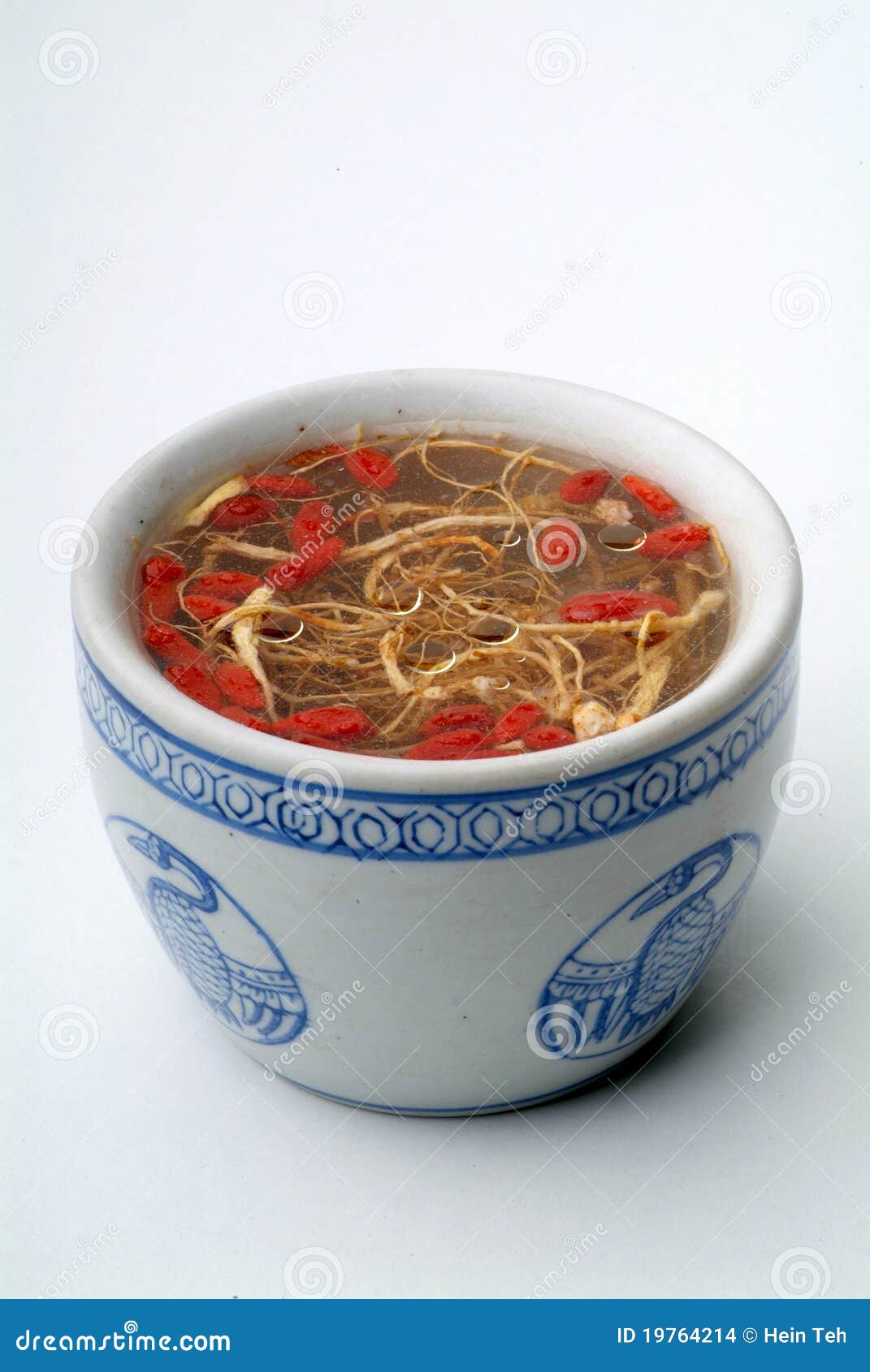 Traditional Ginseng Soup stock photo. Image of dried 19764214