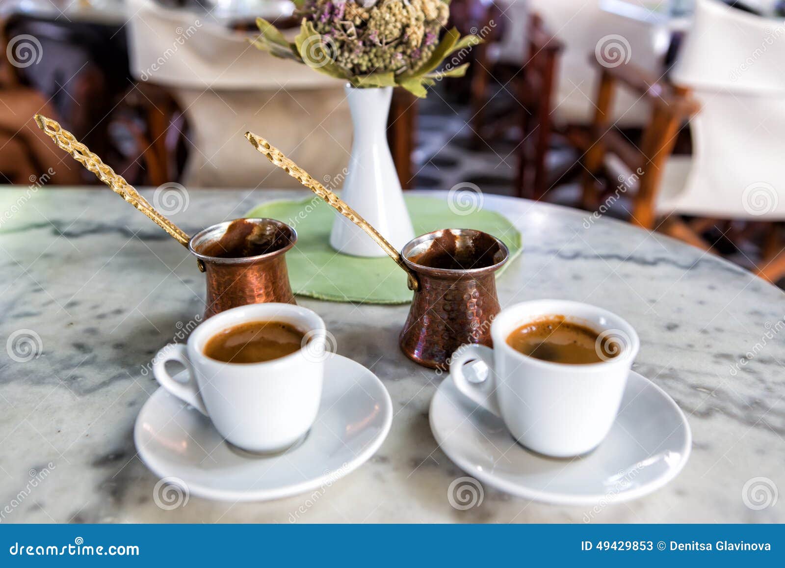 https://thumbs.dreamstime.com/z/traditional-greek-coffee-pot-coffee-cups-two-49429853.jpg