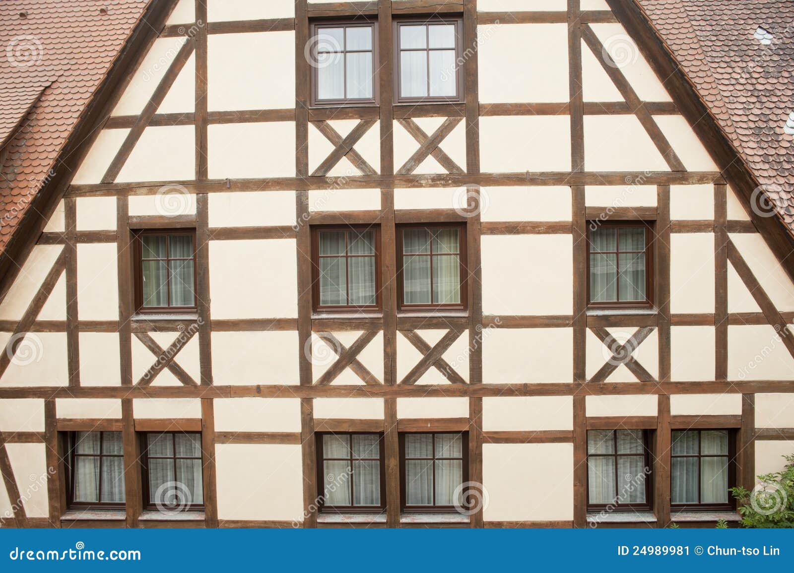 Traditional Half Timber House in Germany . Stock Image Image of