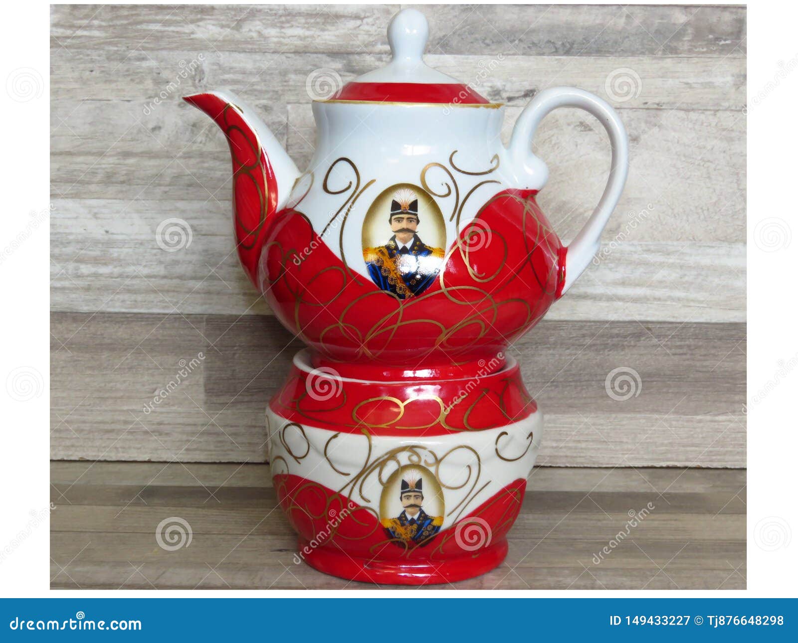 Persian Teapot and Warmer - Iranian Tea Pot- Shah Abbas 