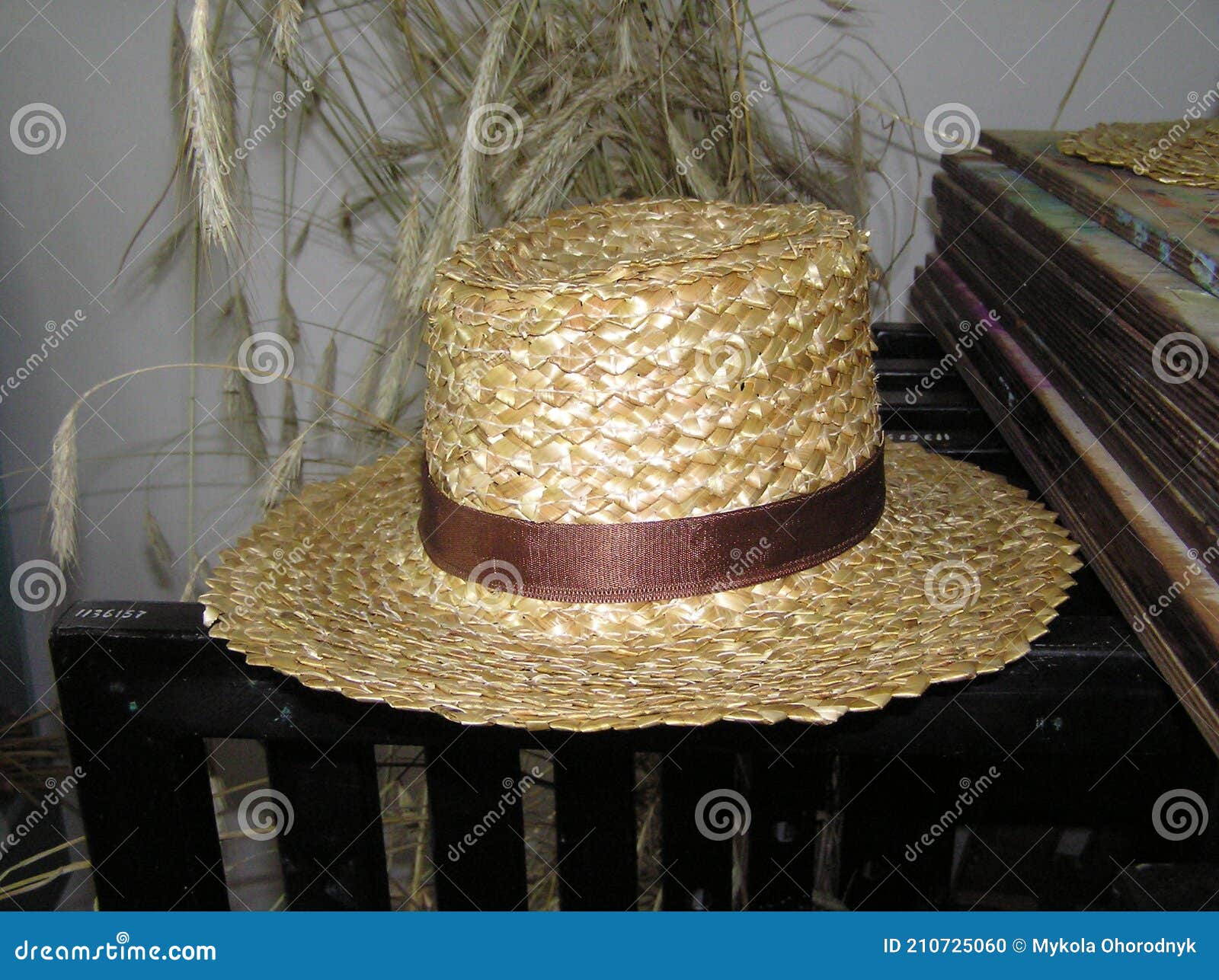 Traditional Handmade Straw Hats Stock Photo - Image of beautiful, basic ...