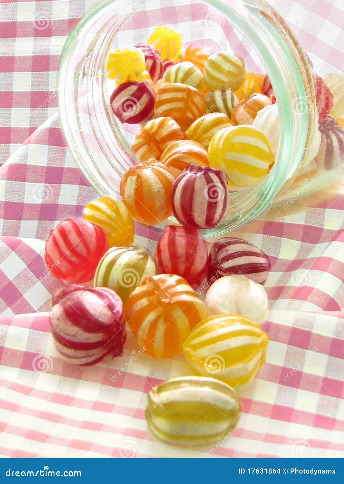 Traditional Hard Boiled Sweets In Jar Stock Photo - Image of candies
