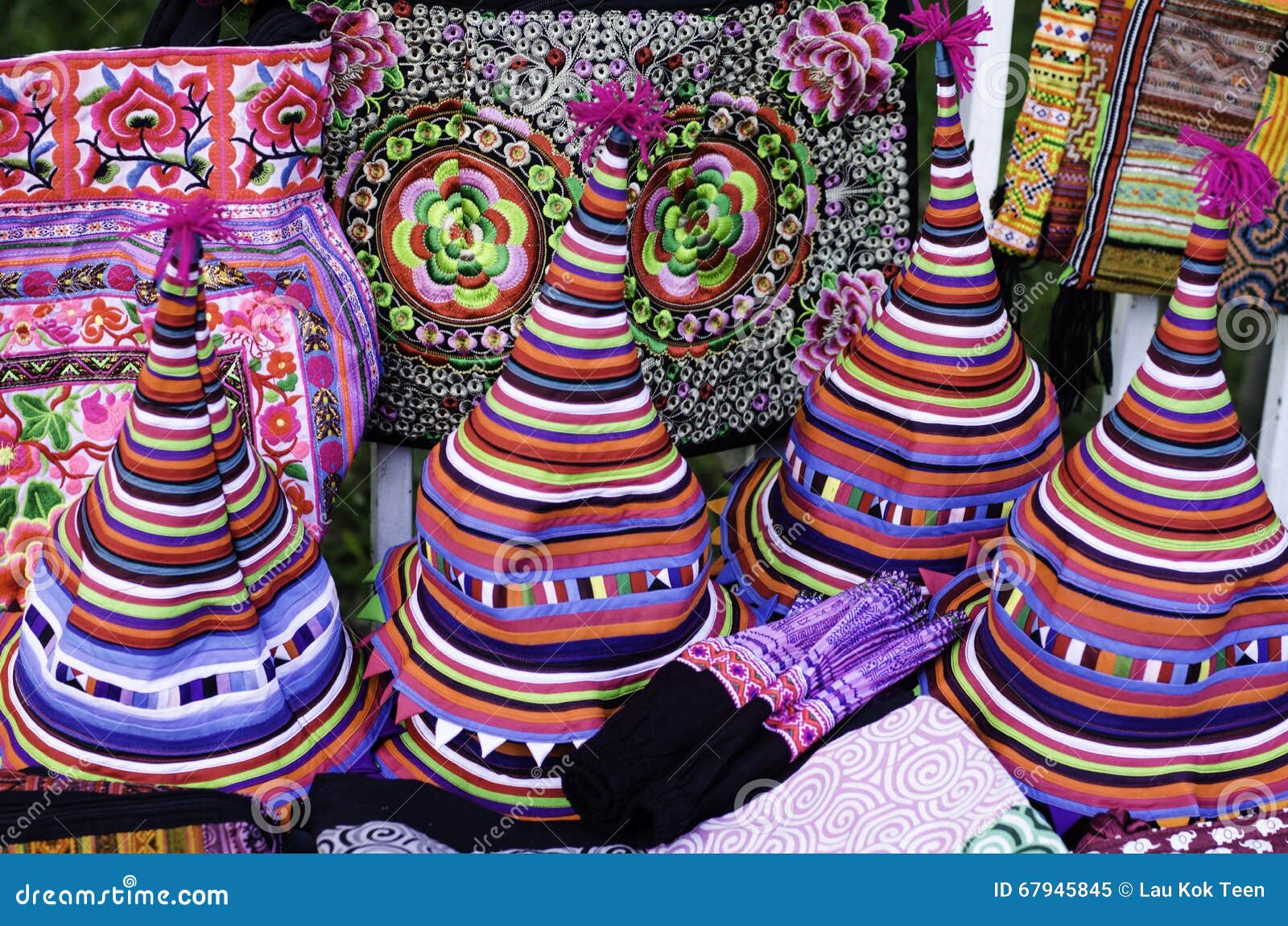 Traditional Hats in Chiang Mai Stock Image - Image of chaingmai ...
