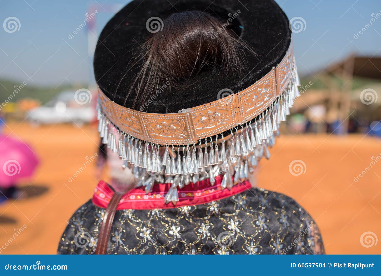 Traditional Hill Tribe Silver Ornaments. Stock Photo Image of ornaments, akha 66597904
