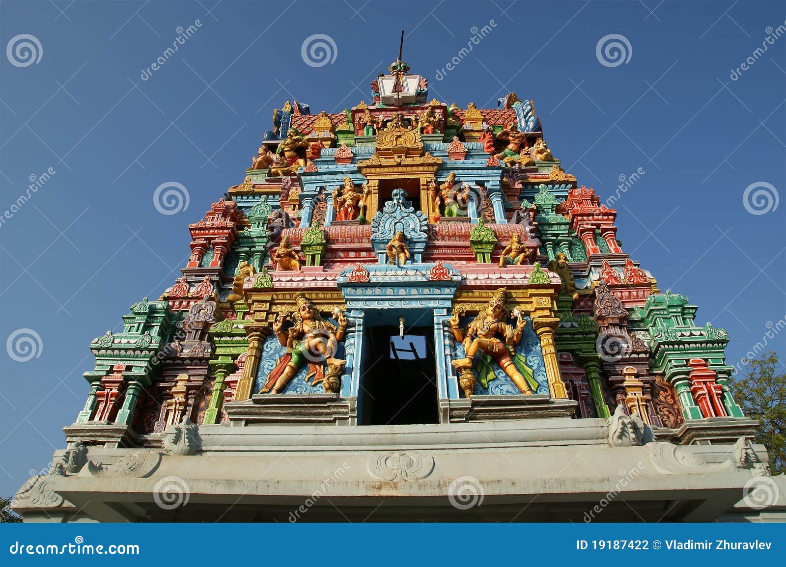 Traditional Hindu Temple, South India, Kerala Stock Photo - Image of asian,  pilgrimage: 19187422