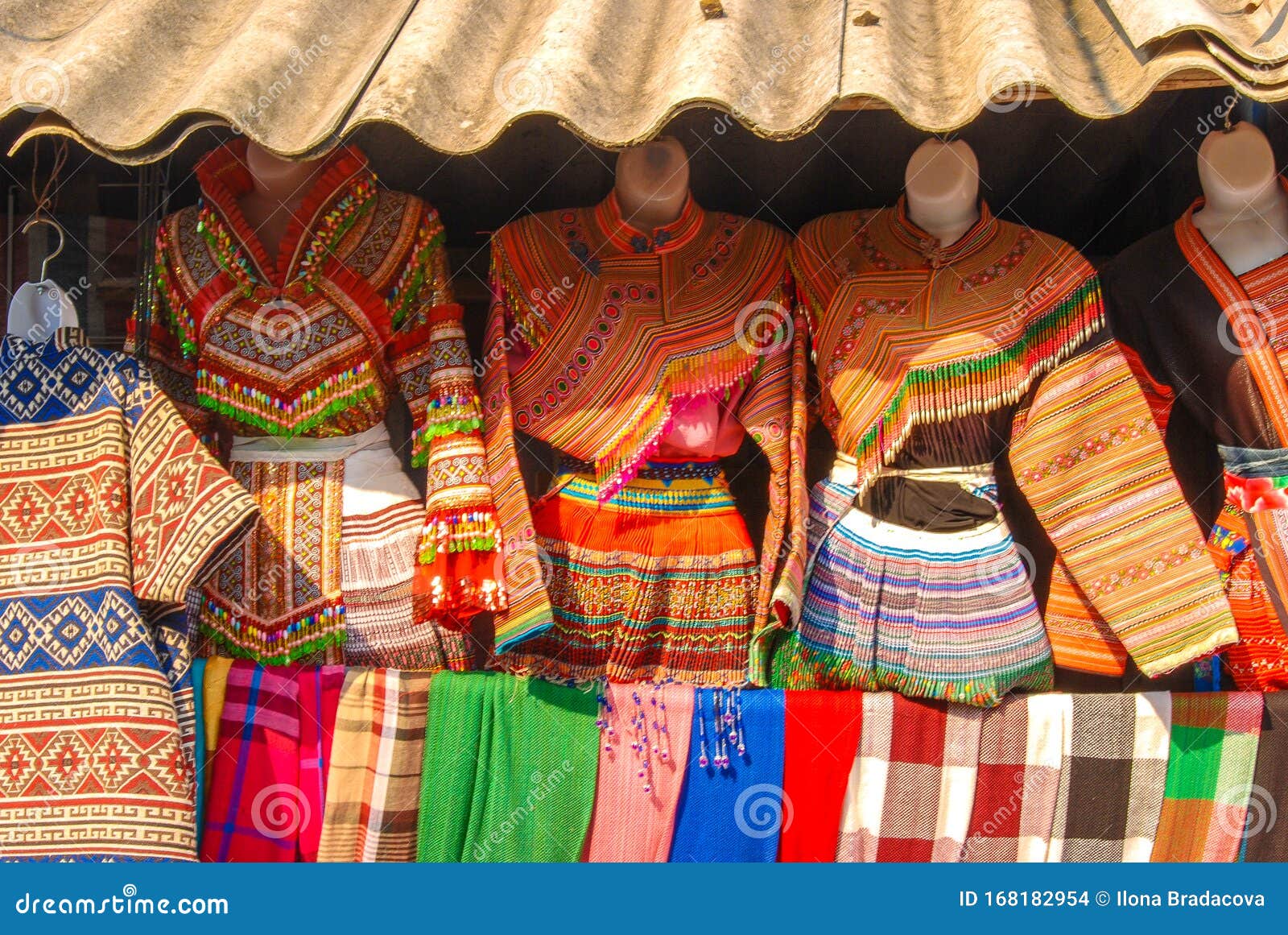 Traditional Hmong clothes stock photo. Image of vietnam - 168182954