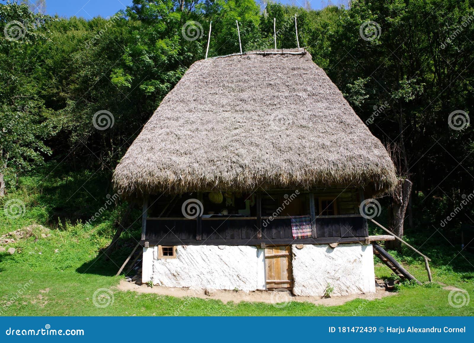 traditional house in apuseni mountains.
