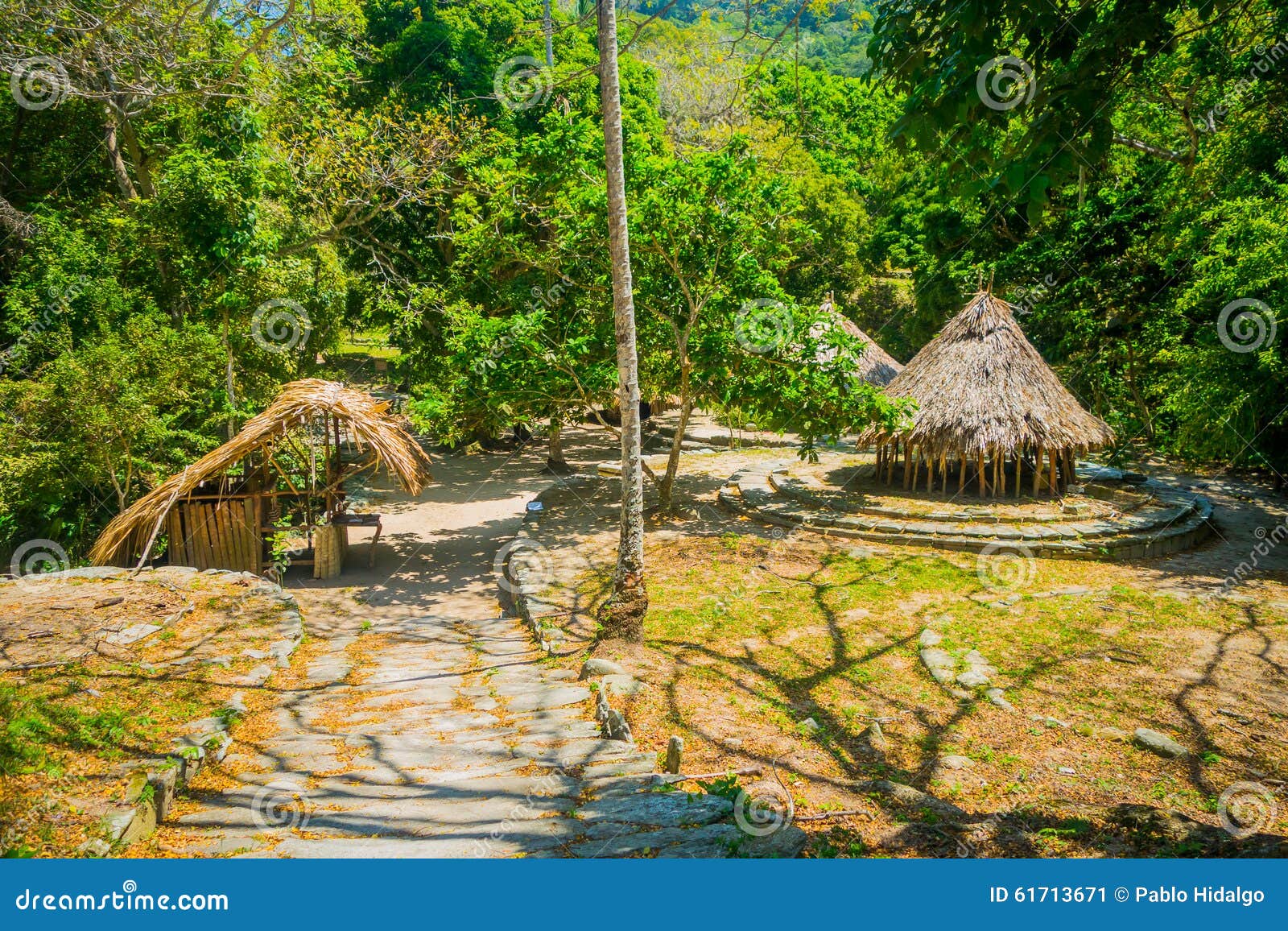 traditional house of kogi people, indigenous