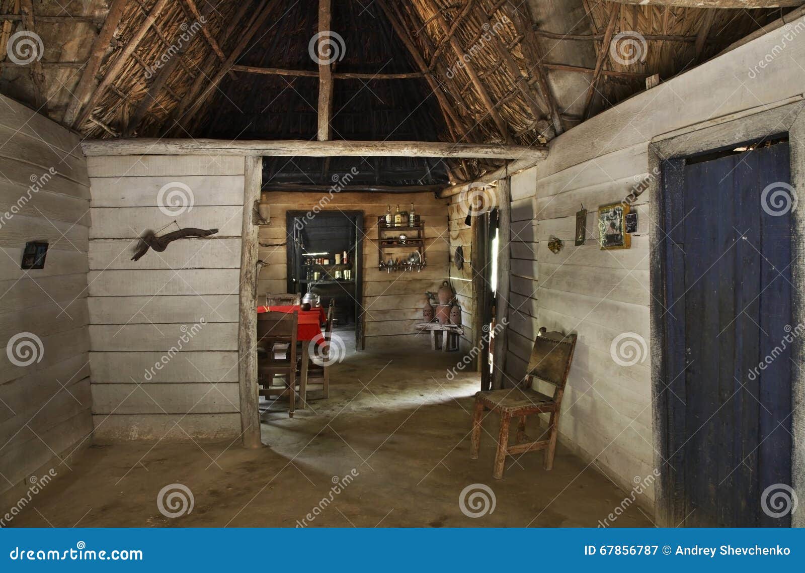 traditional house in natural park el cubano. cuba