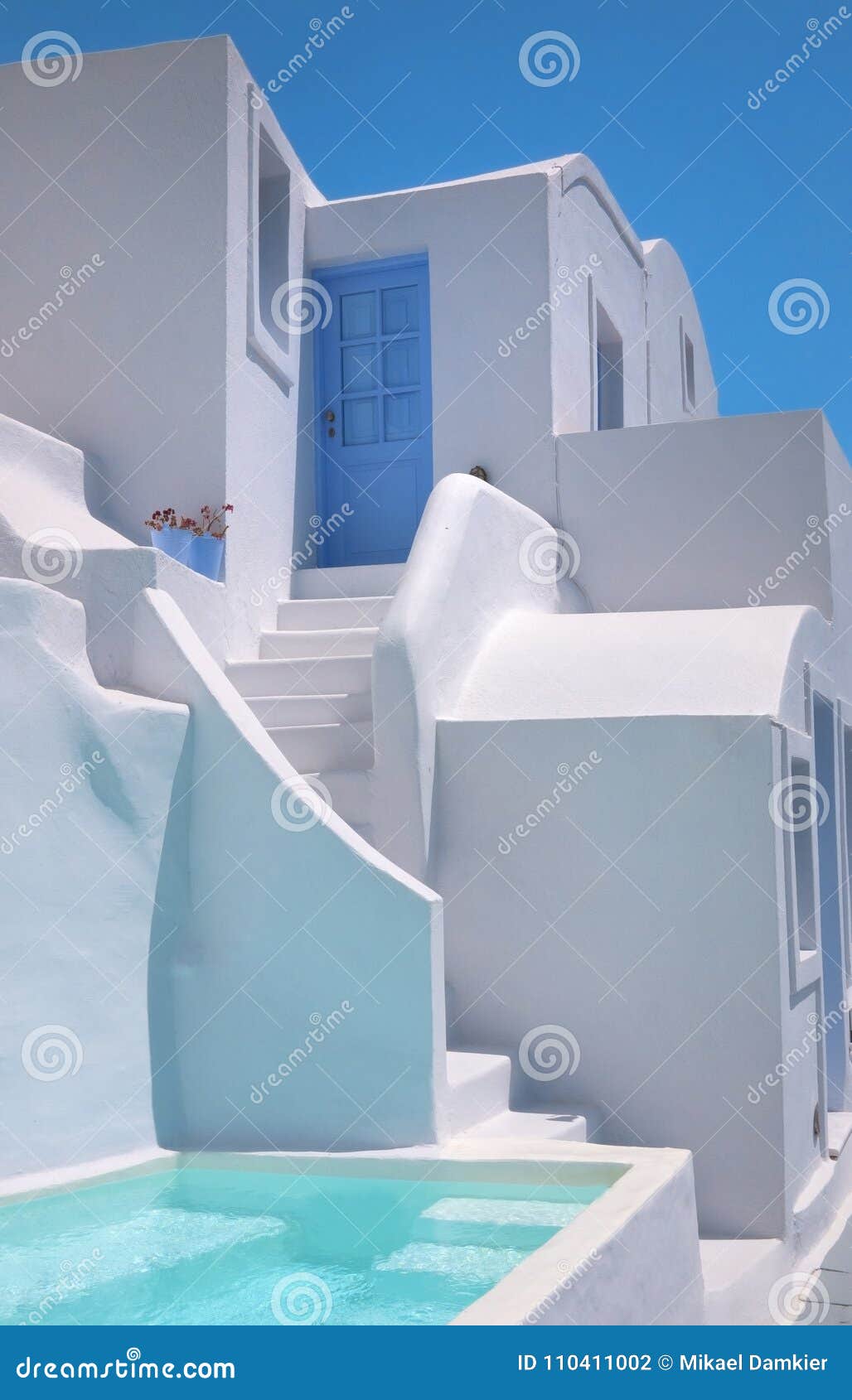 Traditional House in Oia Islands Santorini Greece Stock Photo - Image of  tourism, village: 110411002