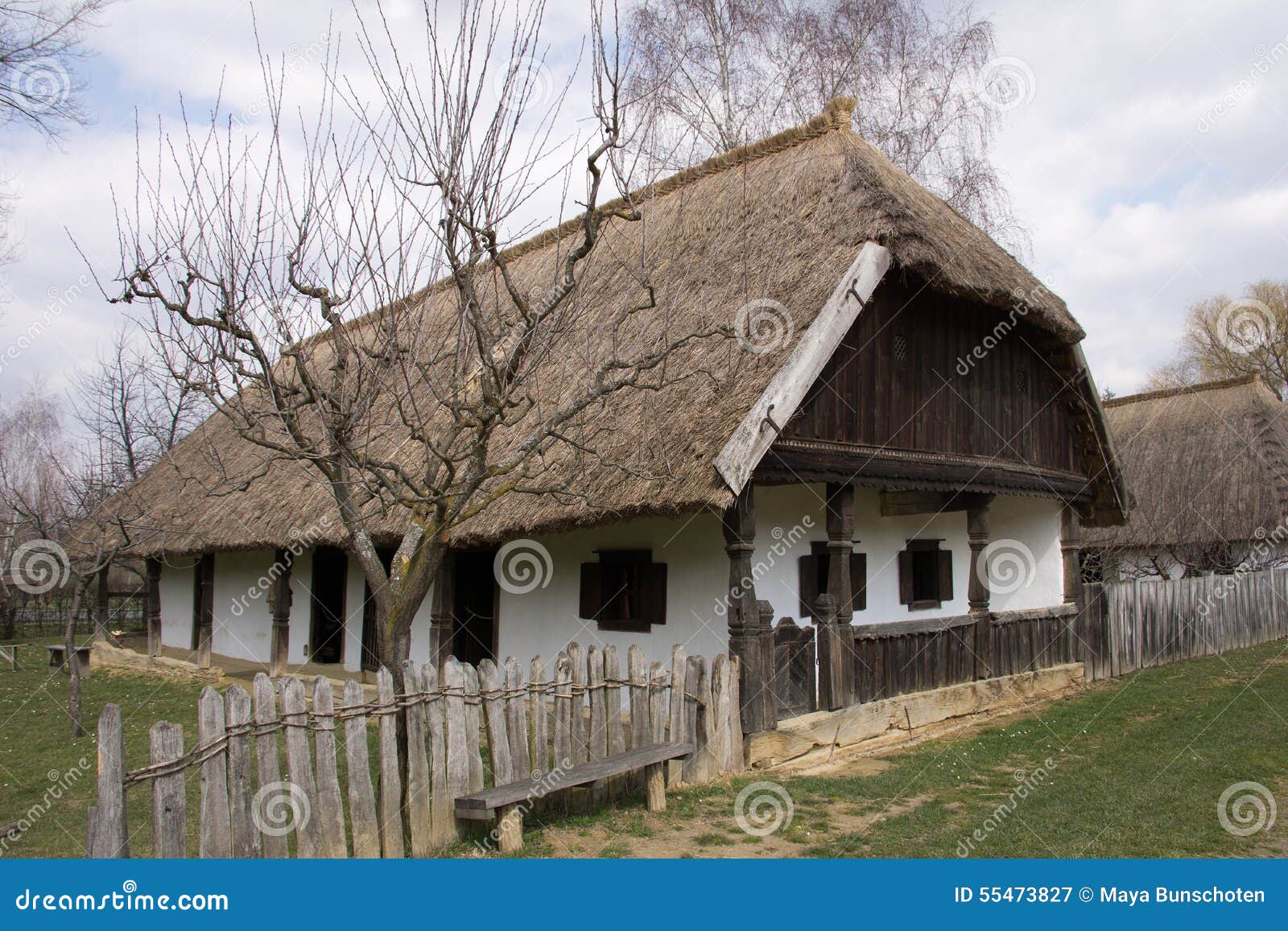  Traditional Hungarian House Stock Image Image of roof 