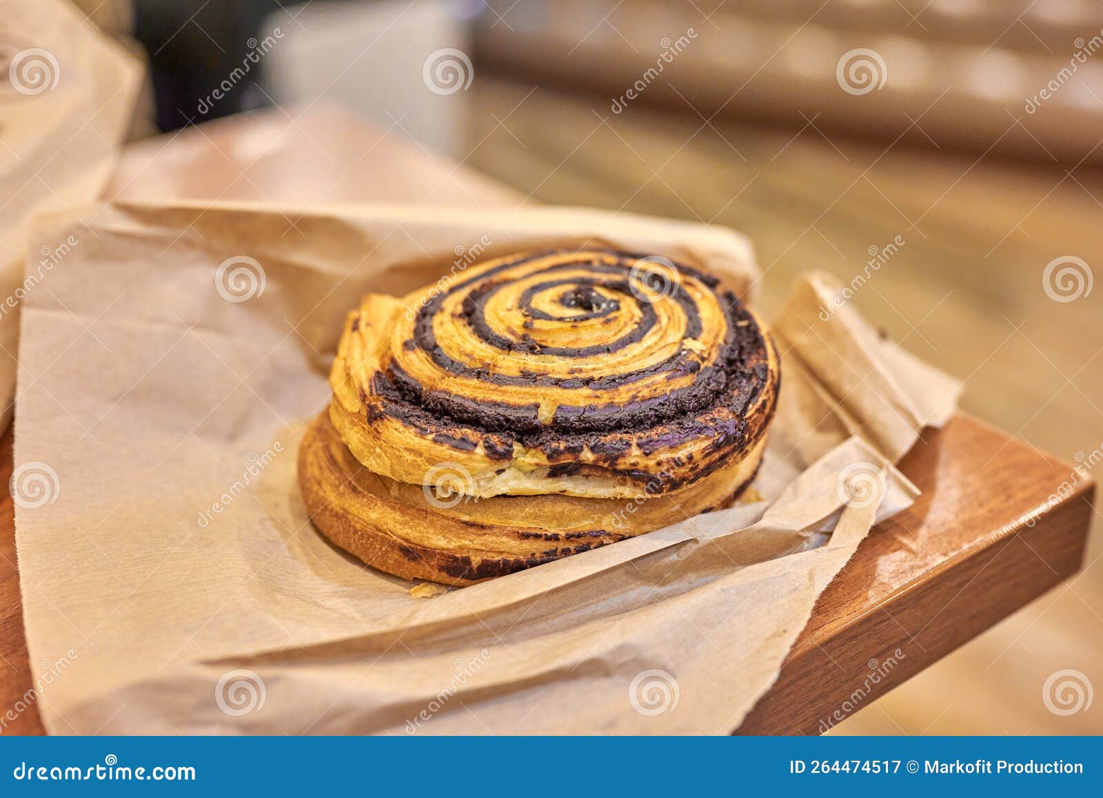 Traditional Hungarian Pastry in the Bakery Stock Image Image of