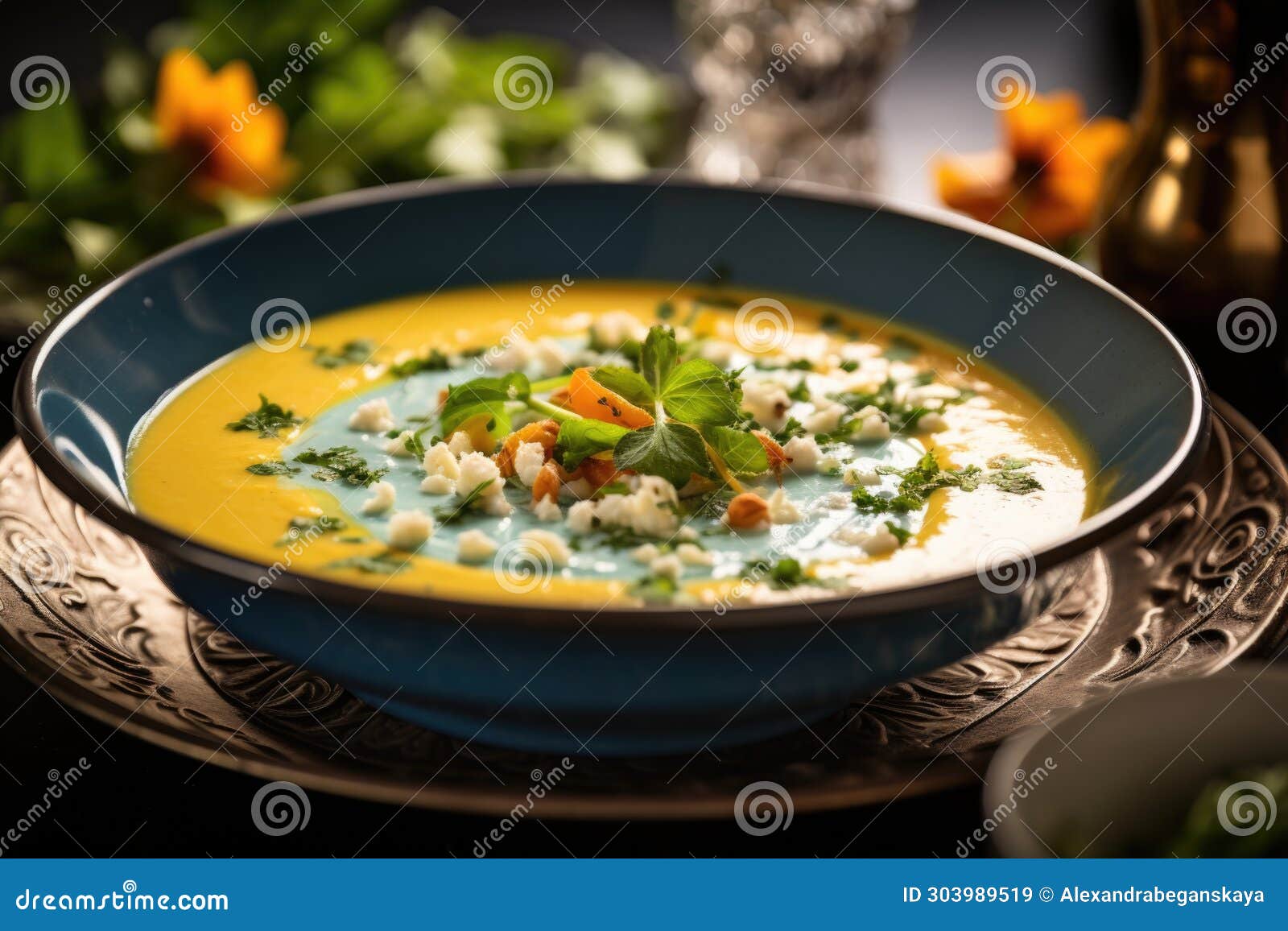 Raita Soup. Traditional Indian Dish Raita Made with Dahi (yogurt ...