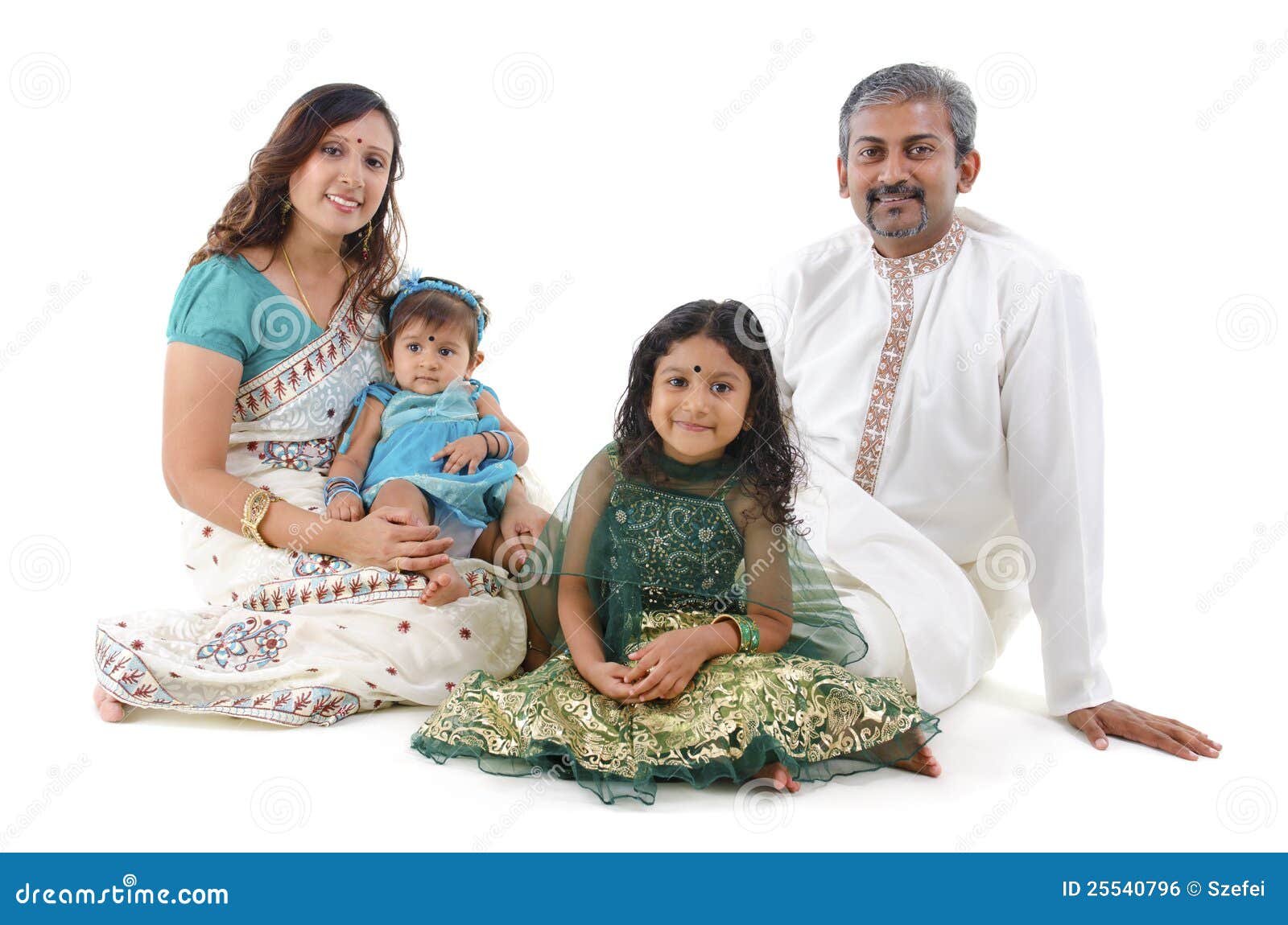 Traditional Indian family stock photo. Image of infant - 25540796