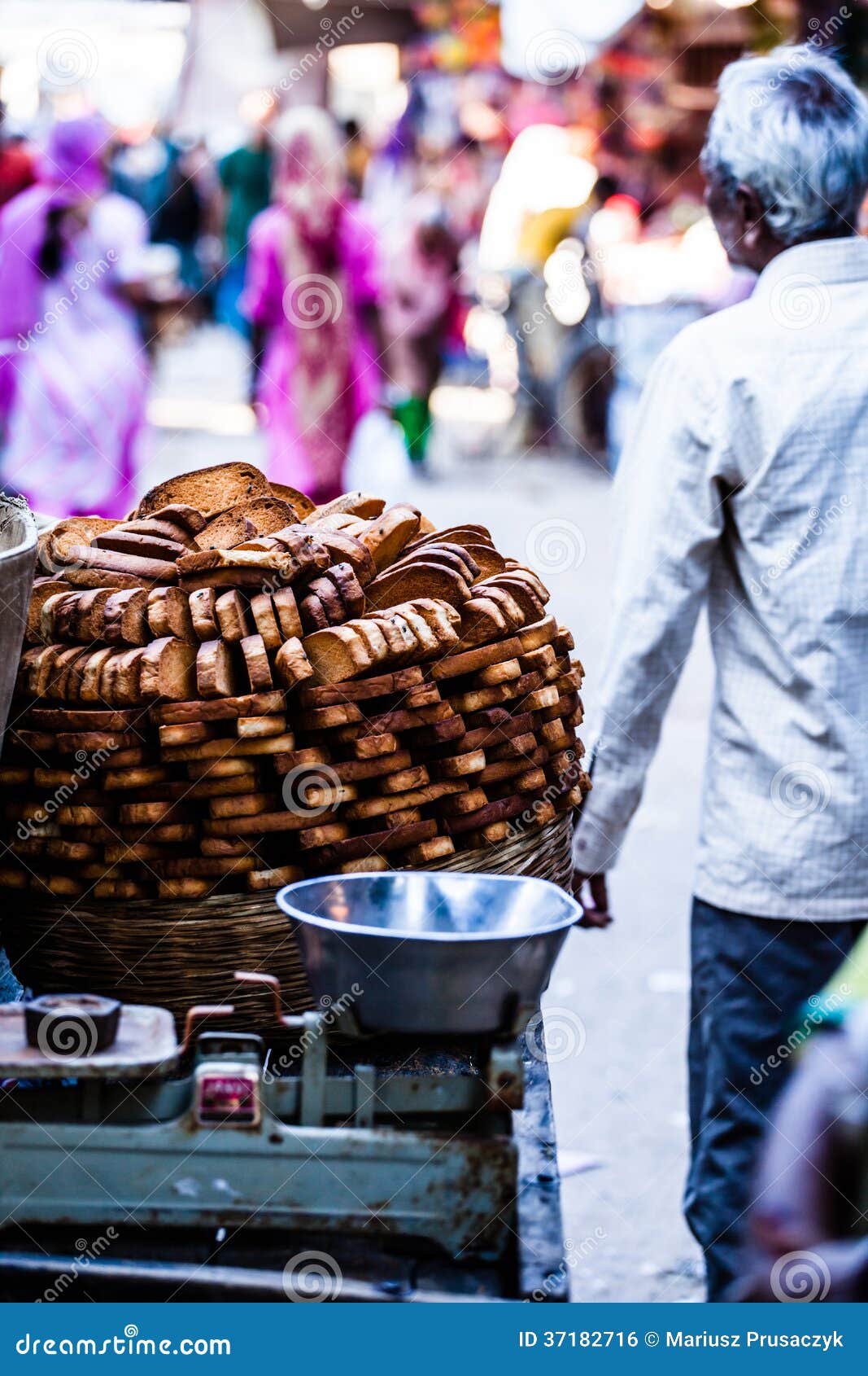 Traditional Indian Food on the Street. Stock Photo - Image of famous