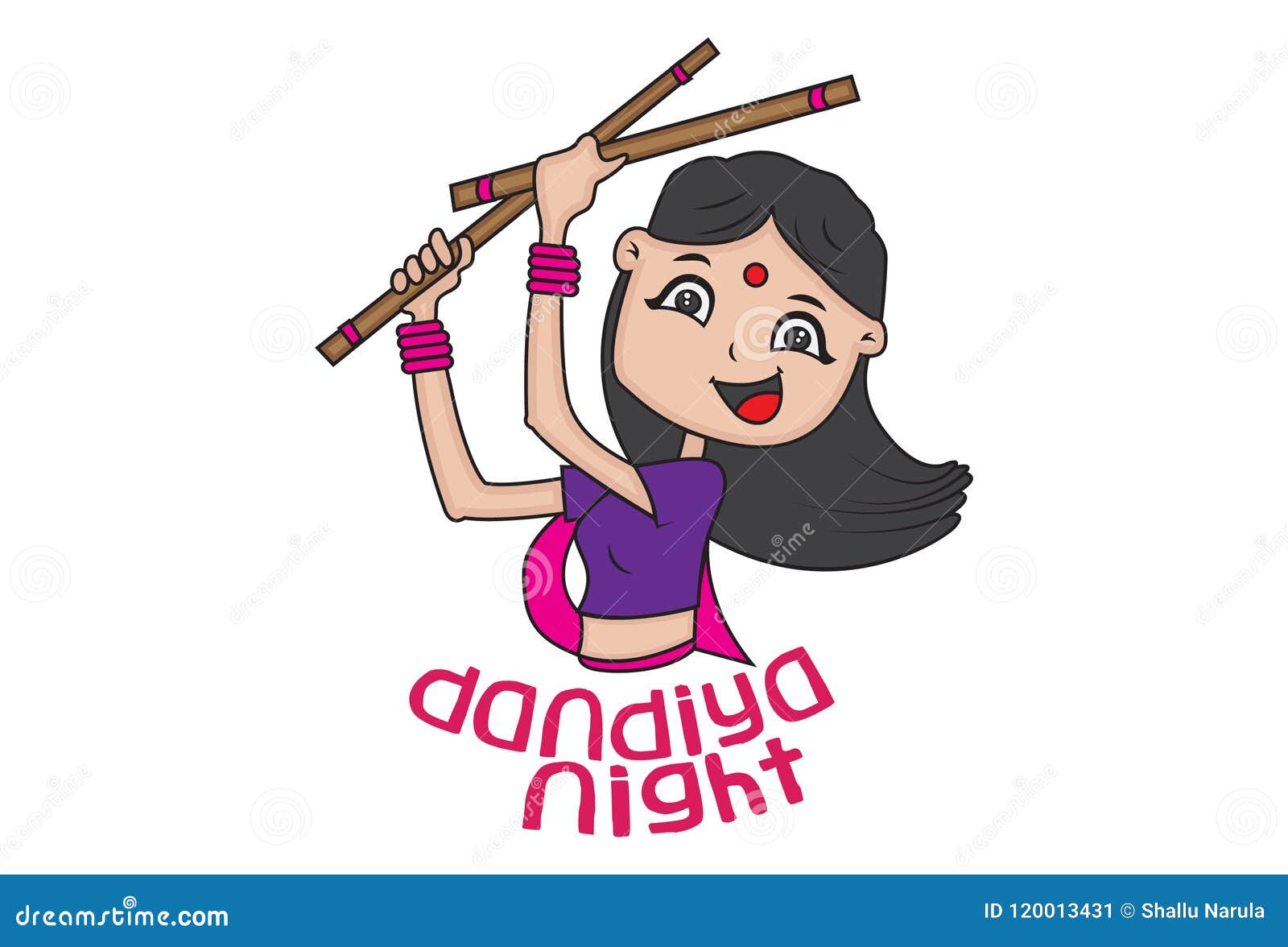 Vector Navratri Cartoon Illustration Stock Vector - Illustration of background, culture: 120013431 Vector Navratri Cartoon Illustration Stock Vector - Illustration of background, culture: 120013431