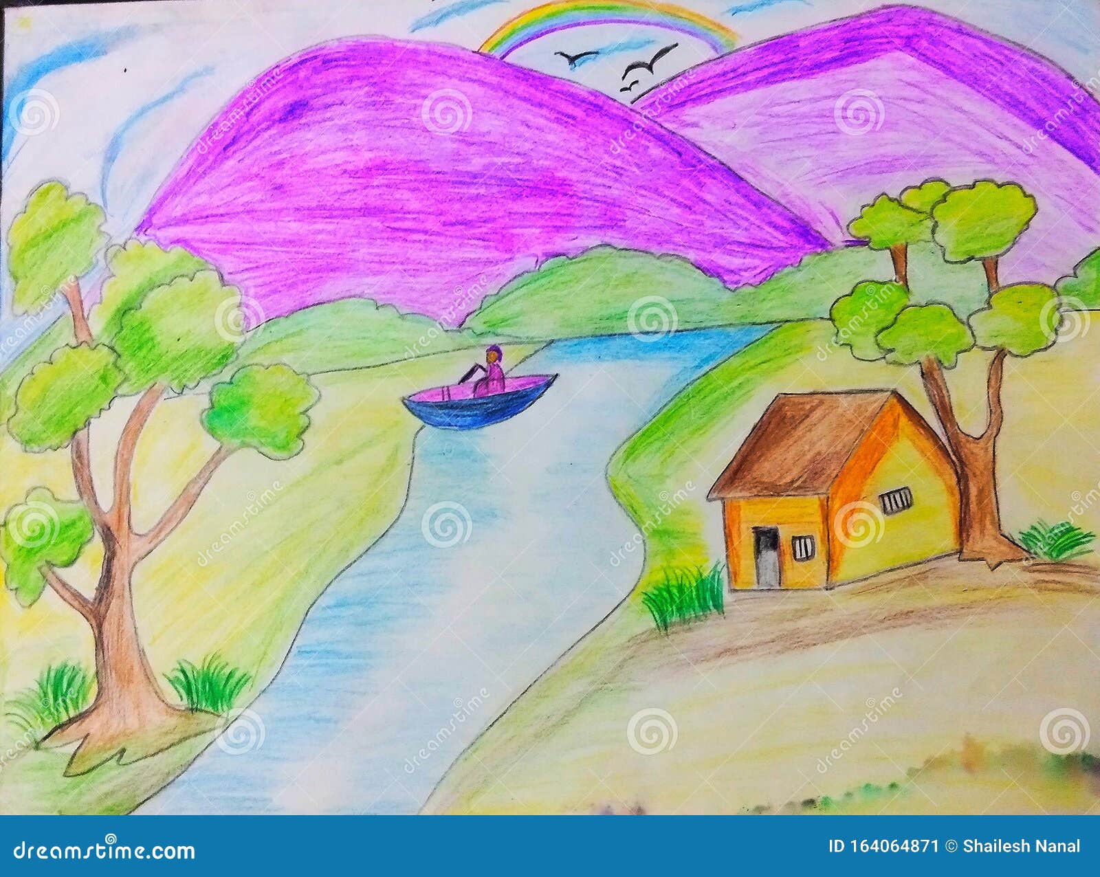 Featured image of post Scene Easy Village Sketch : Images of village scenery drawing bestpicture1 org.