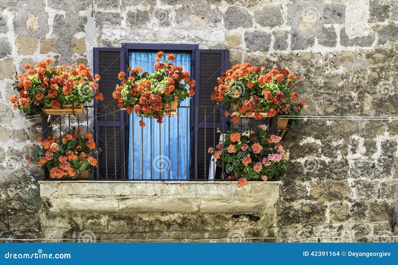 Traditional Italian homes stock photo. Image of 