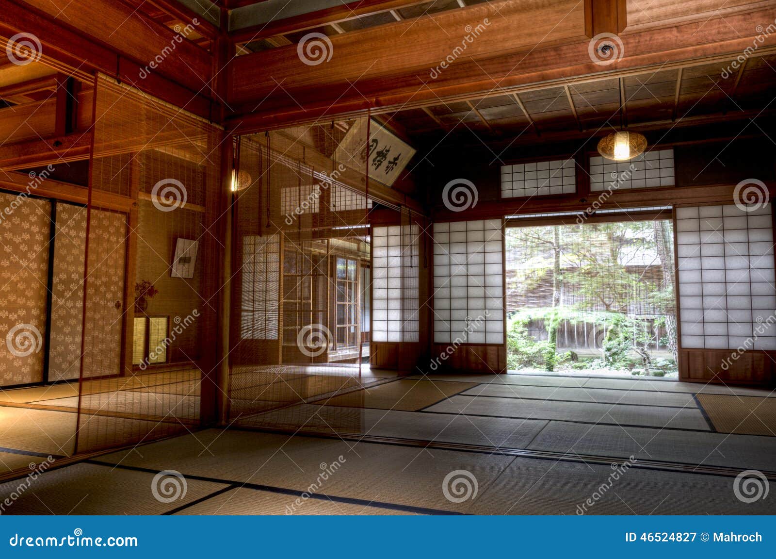 traditional japanese edo period merchant house room at takayama