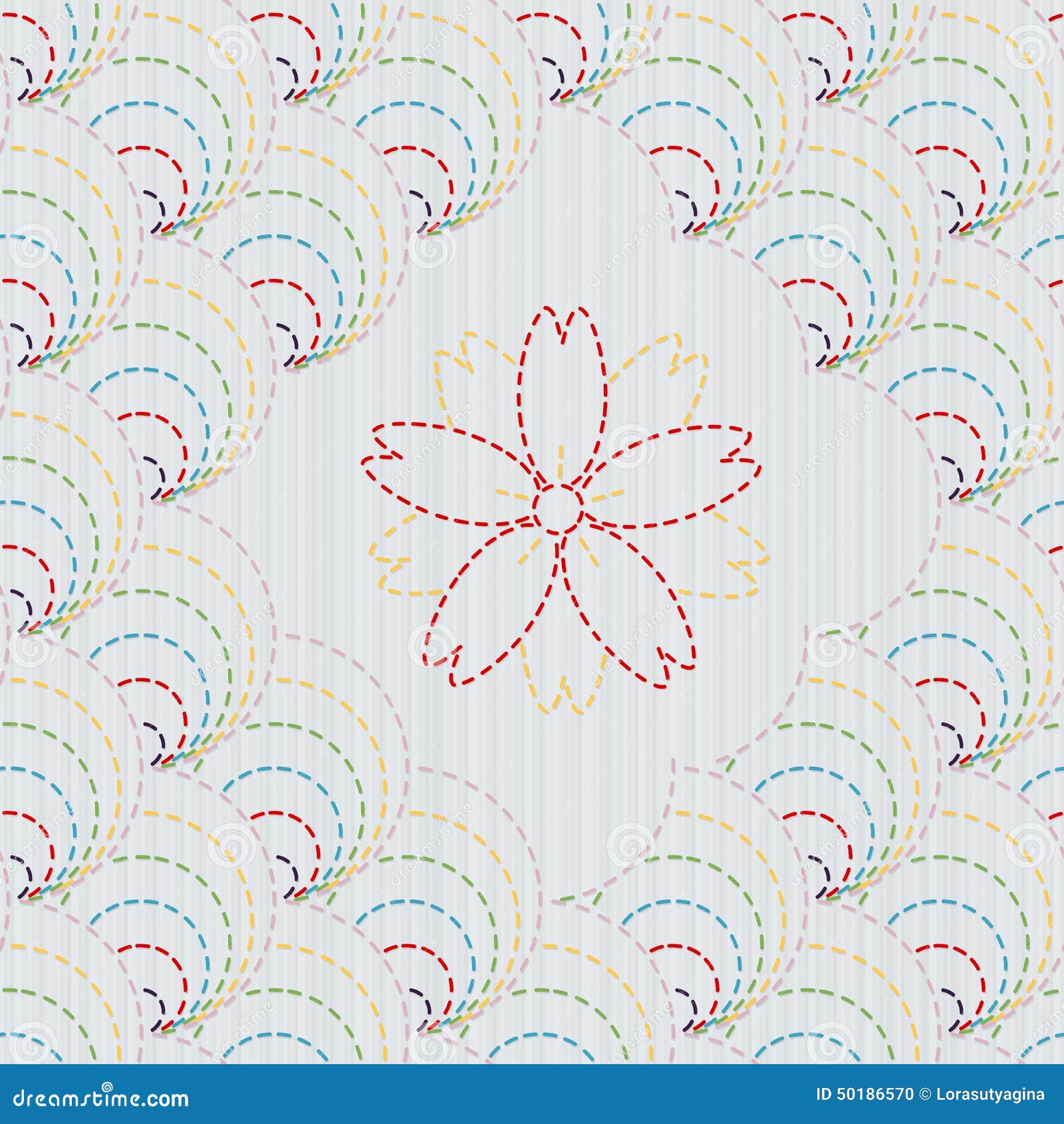 Traditional Japanese Embroidery Ornament With Sakura ...
