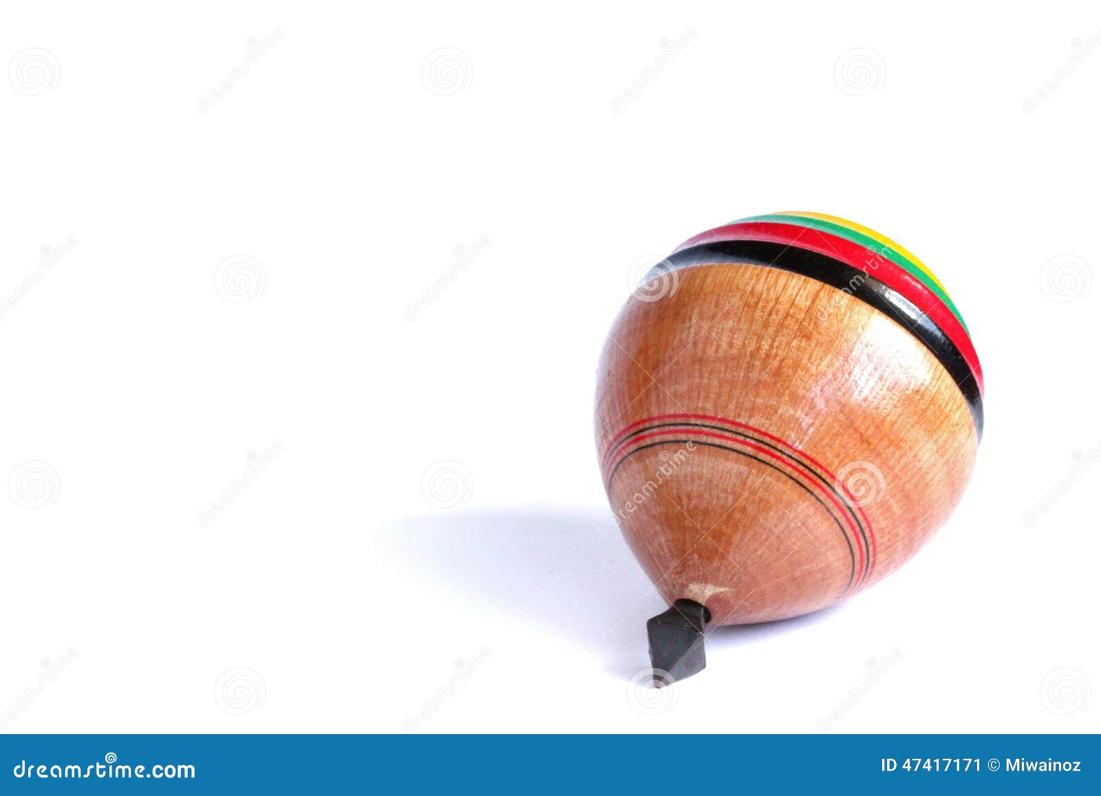 Traditional Japanese Spinning Top Stock Image Image of colorful