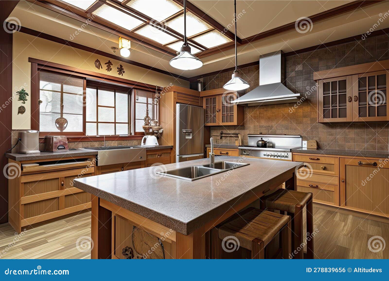 Traditional Japanese Kitchens Blend of Simplicity and