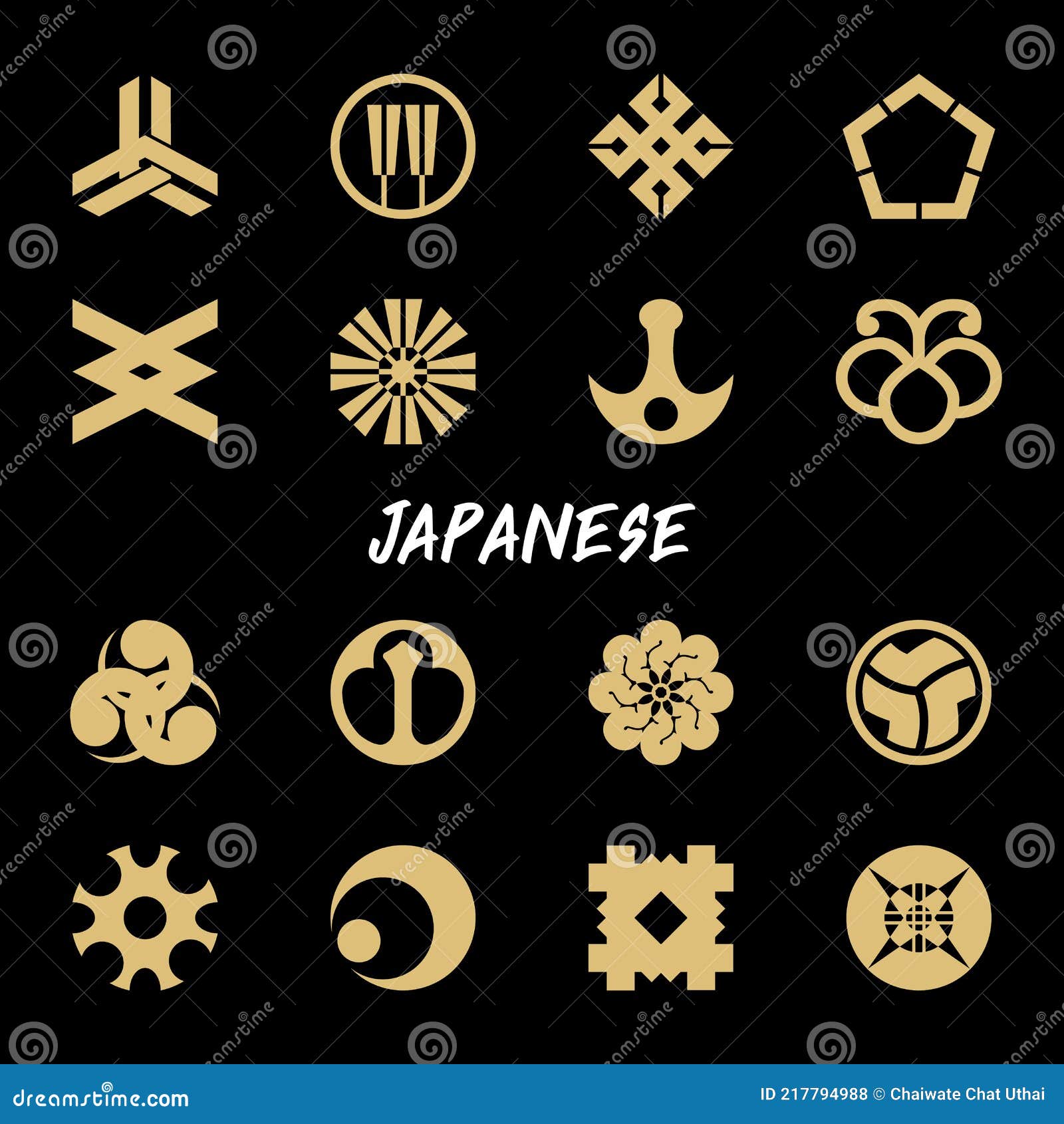 Japanese Vector Symbols pin-on-tattoo