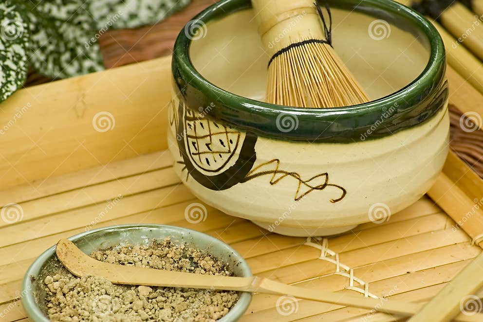 Traditional Japanese Tea Set Stock Photo Image of japan, wooden 5384546