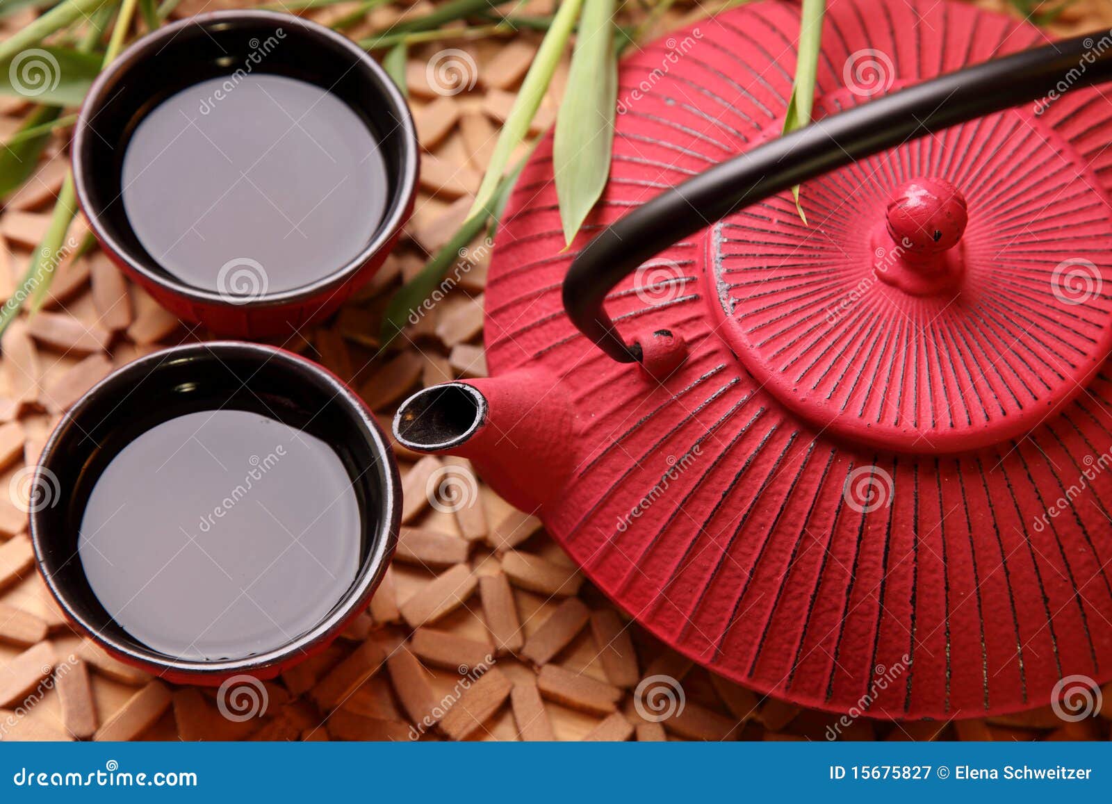 Traditional Japanese Teapot Stock Image Image of iron, heavy 15675827