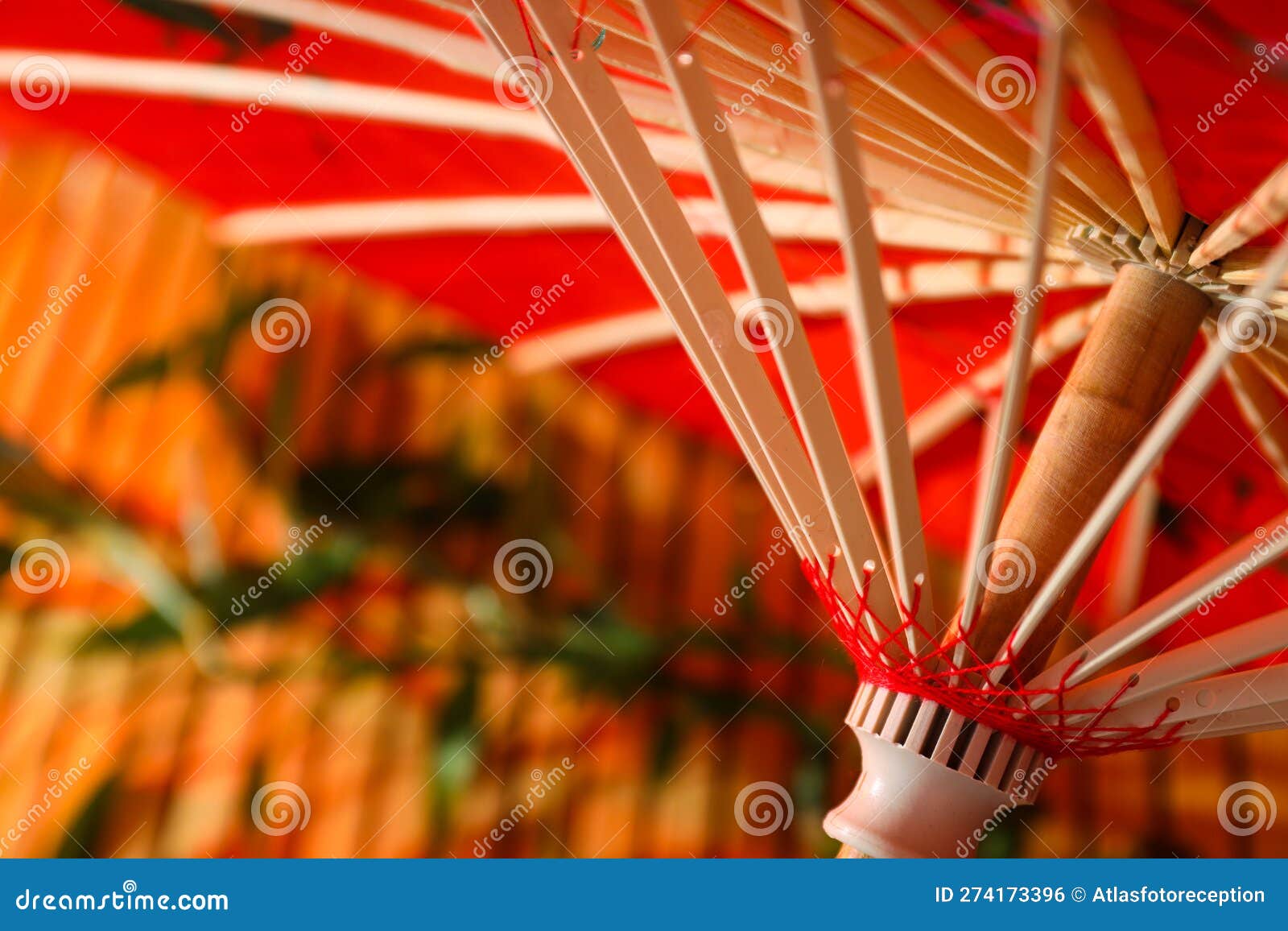 Traditional Japanese Umbrella, Traditional Japanese Accessories Concept