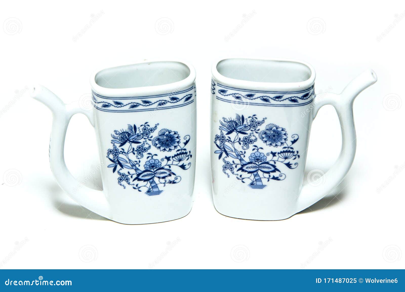 The Traditional Jug for Drinking of the Mineral Water Stock Image
