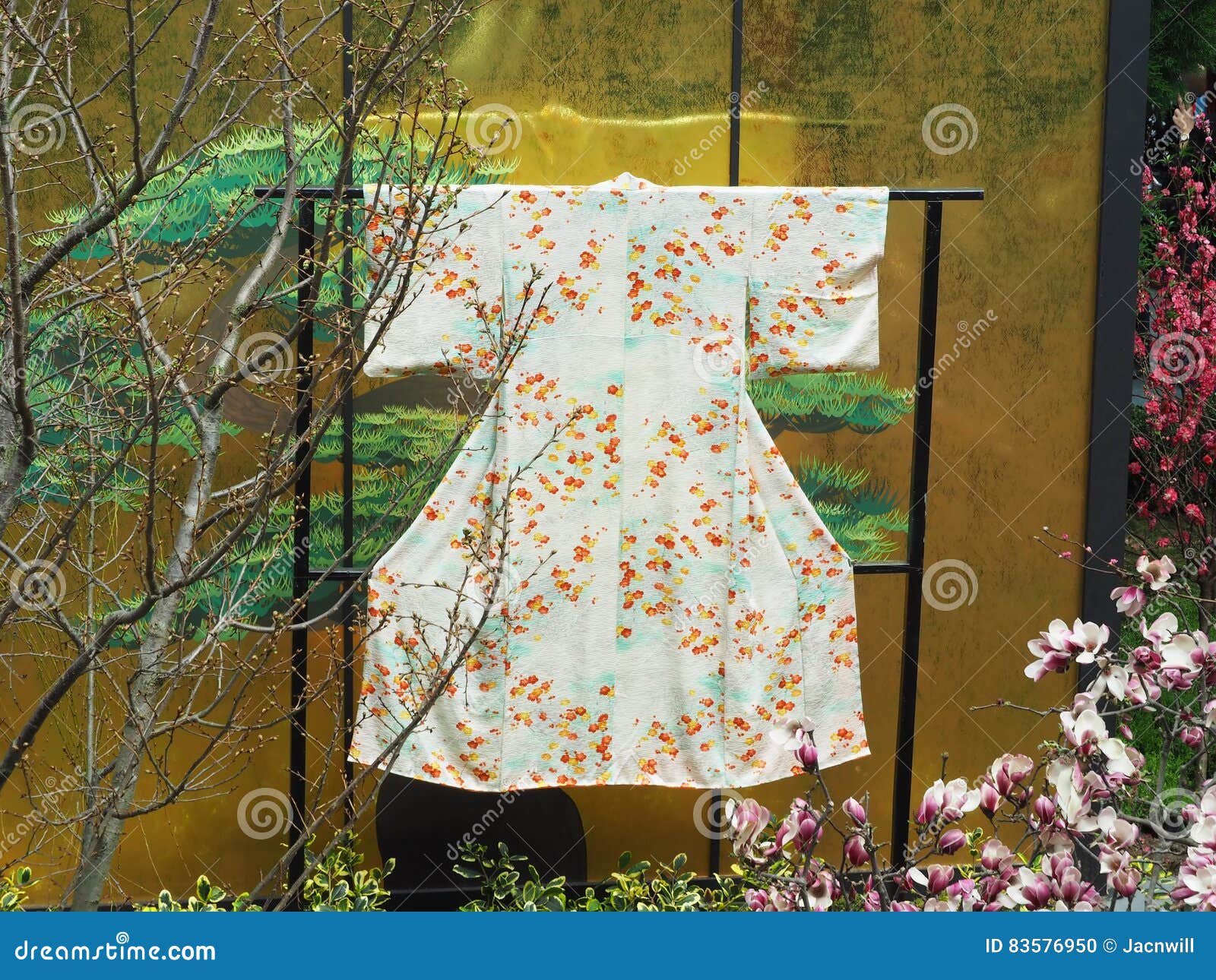 Traditional Kimono stock photo. Image of attire, stand 83576950