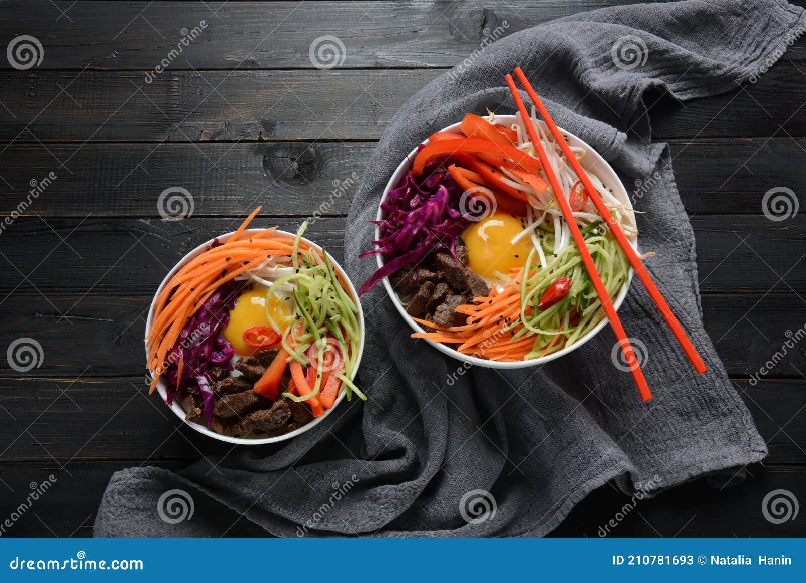 Traditional Korean Dish- Bibimbap Stock Image - Image of asia, bibimbap ...